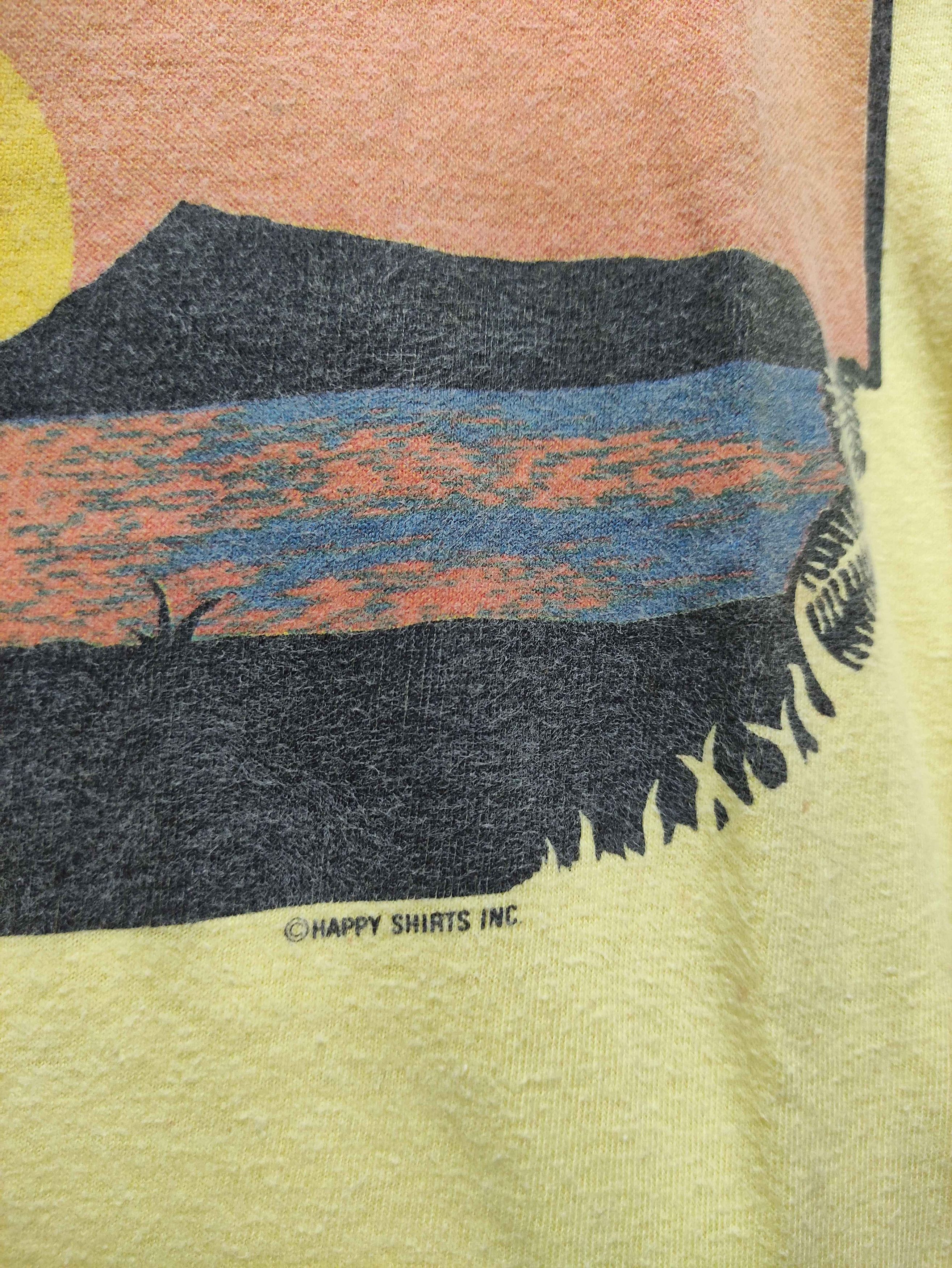 Vintage VINTAGE 80’S HAWAII SUNSET T-SHIRT Size US L / EU 52-54 / 3 - 5 Thumbnail