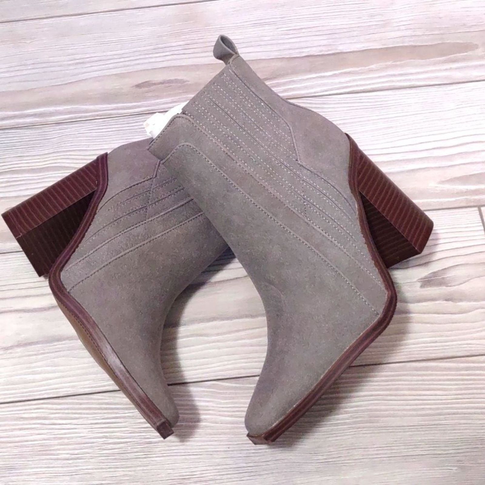 Other (A-3503) Juliet Holy Womens Block Heel Ankle Boots Sz 8.5 Size US 8.5 / IT 38.5 - 4 Thumbnail