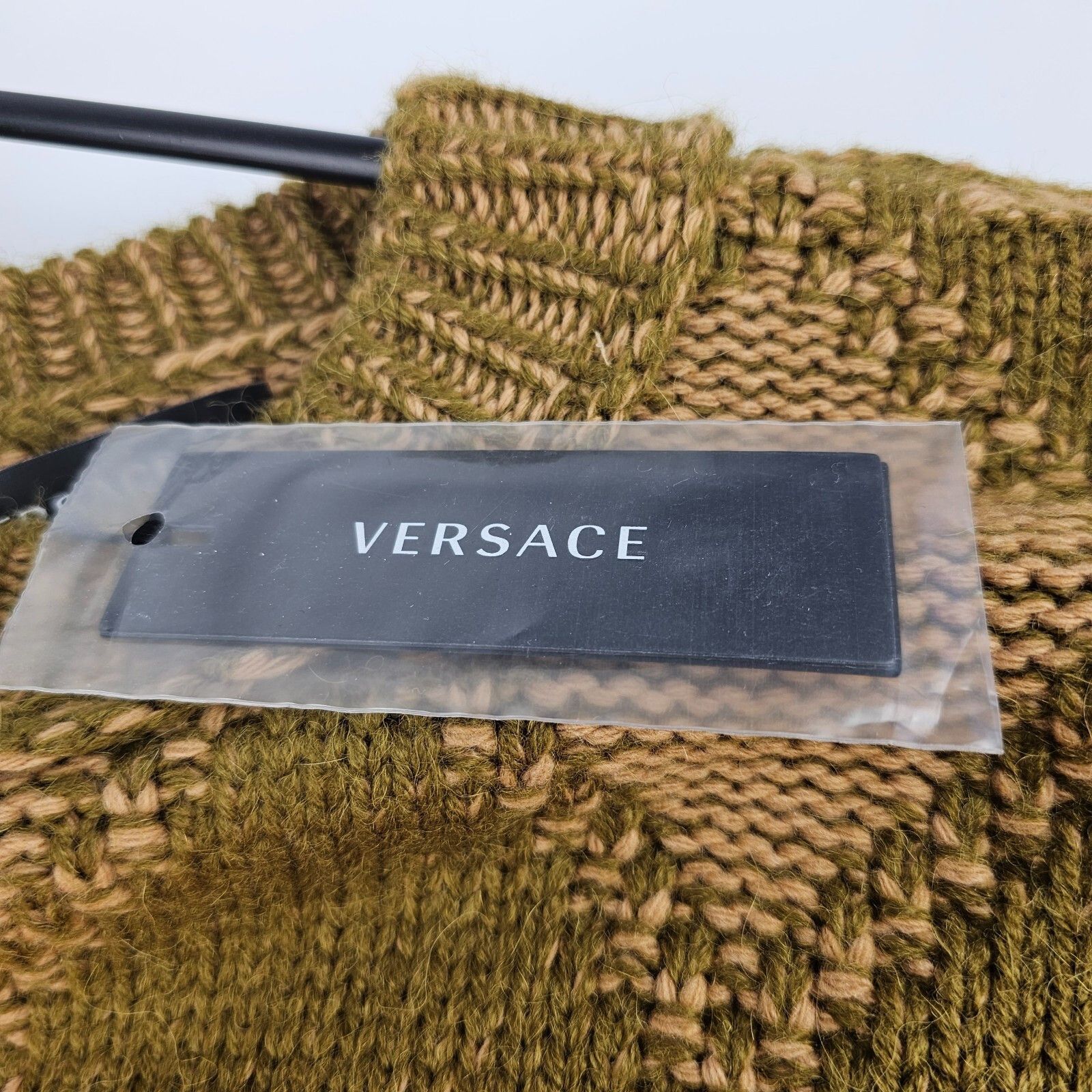 Versace VERSACE Khaki/Brown Sweater New Size S Size US S / EU 44-46 / 1 - 7 Thumbnail