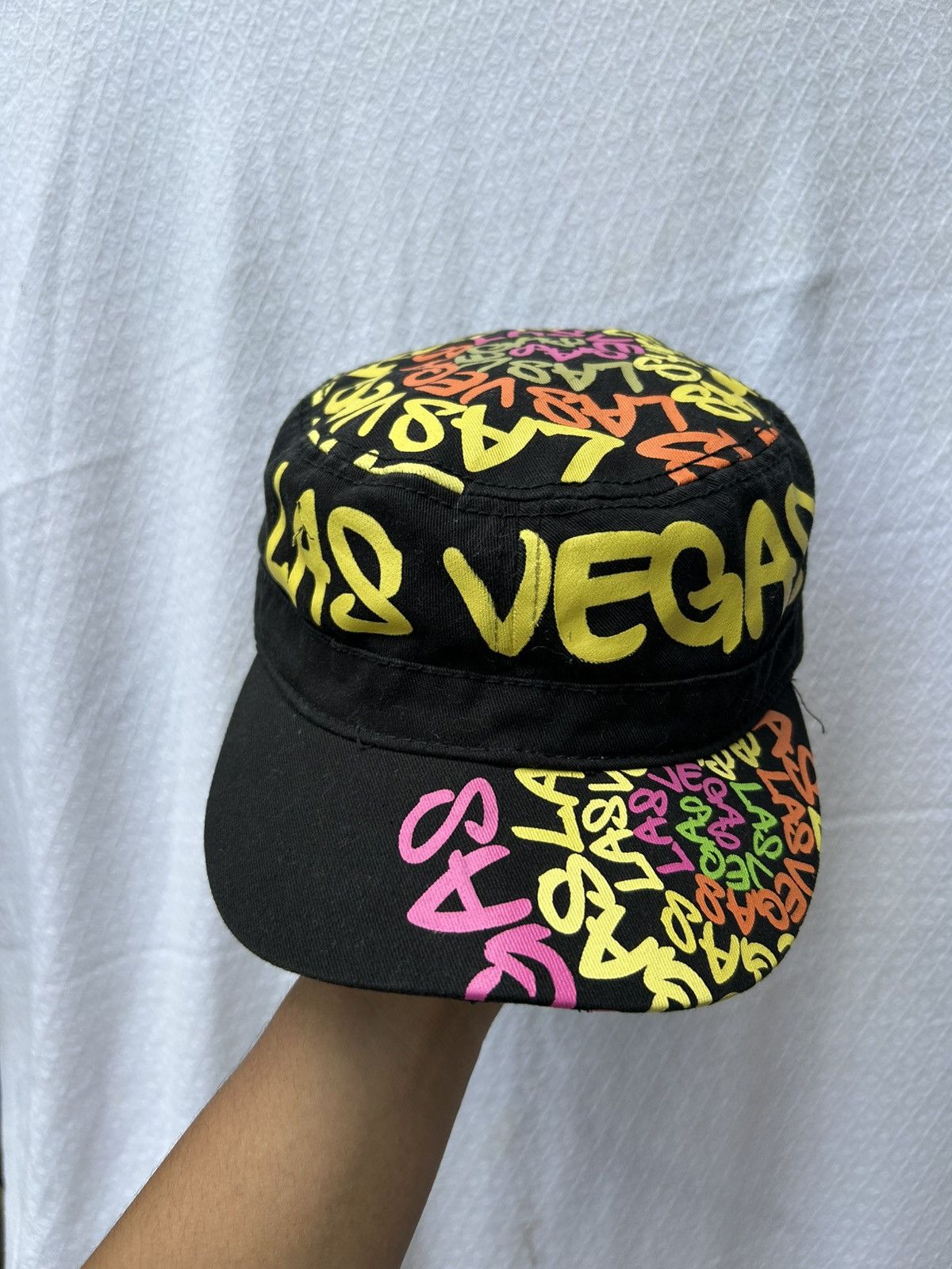 If Six Was Nine × Japanese Brand × Le Grande Bleu (L.G.B.) Robin Ruth Japanese Poem Las Vegas Cadet Hats Size ONE SIZE - 3 Thumbnail