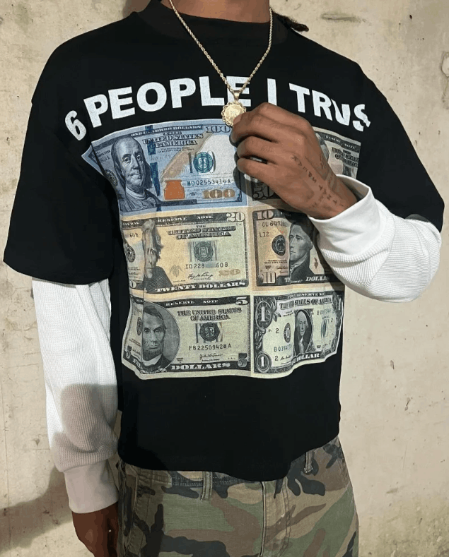 Street Harajuku vintage clothing patchwork long sleeve