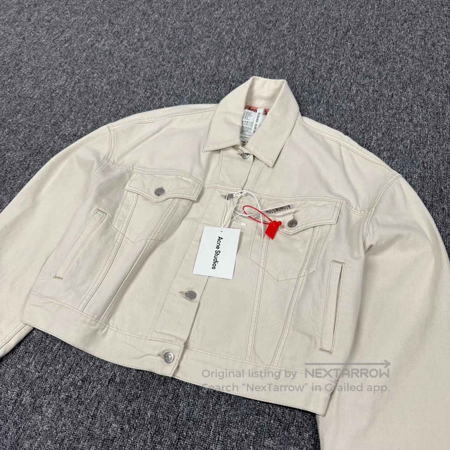 Acne Studios Acne Studios Short-cut denim jacket| Size L / US 10 / IT 46 - 3 Thumbnail