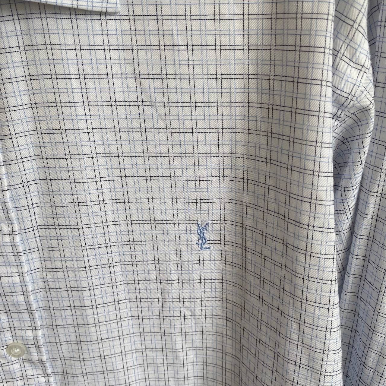 Vintage × Yves Saint Laurent Luxury Yves Saint Lauren small logo vintage designer shirt Size US L / EU 52-54 / 3 - 3 Thumbnail