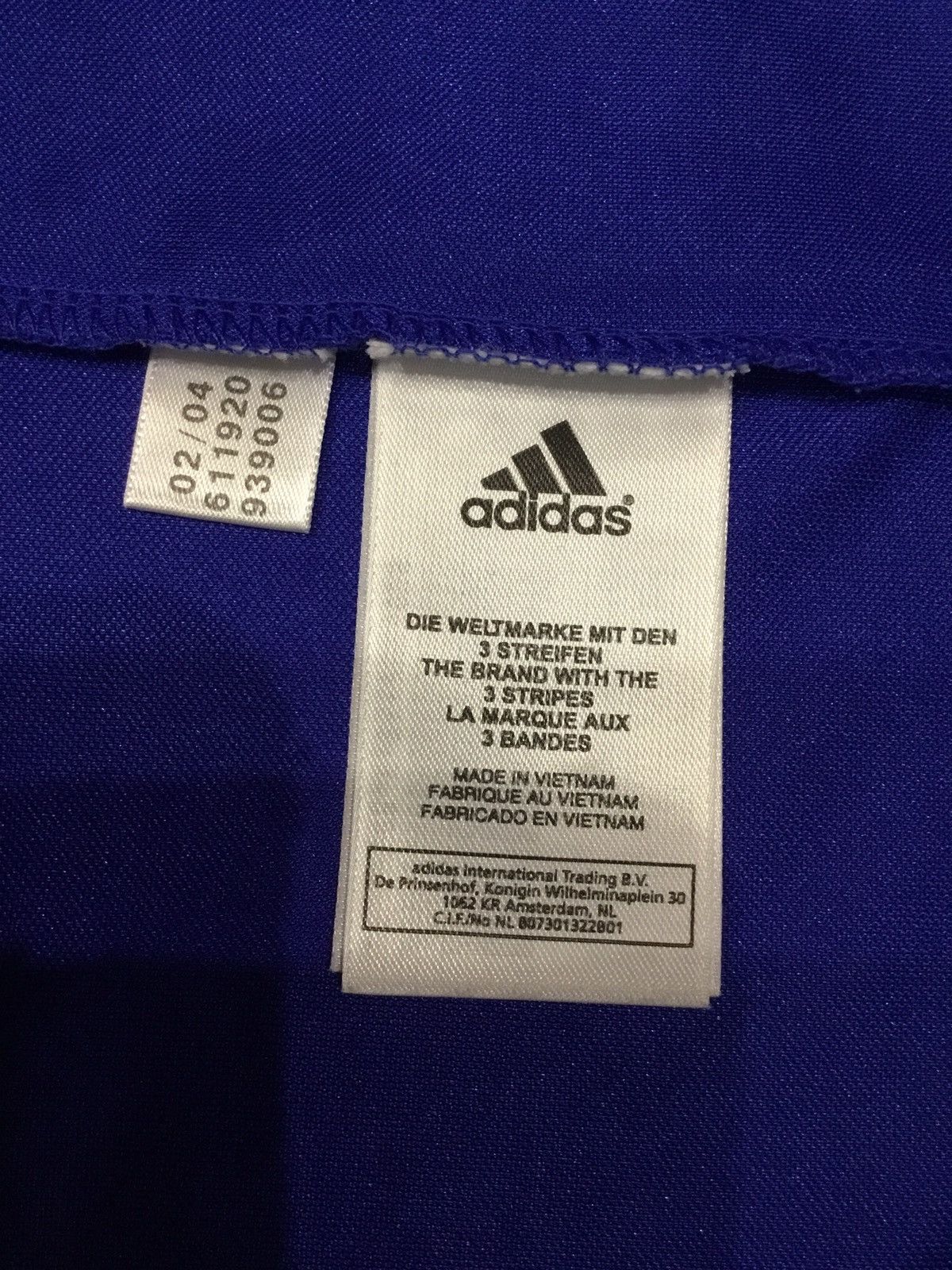 Adidas FRANCE NATIONAL TEAM 2006-2007 HOME ADIDAS TRAINING SHIRT Size US L / EU 52-54 / 3 - 8 Thumbnail