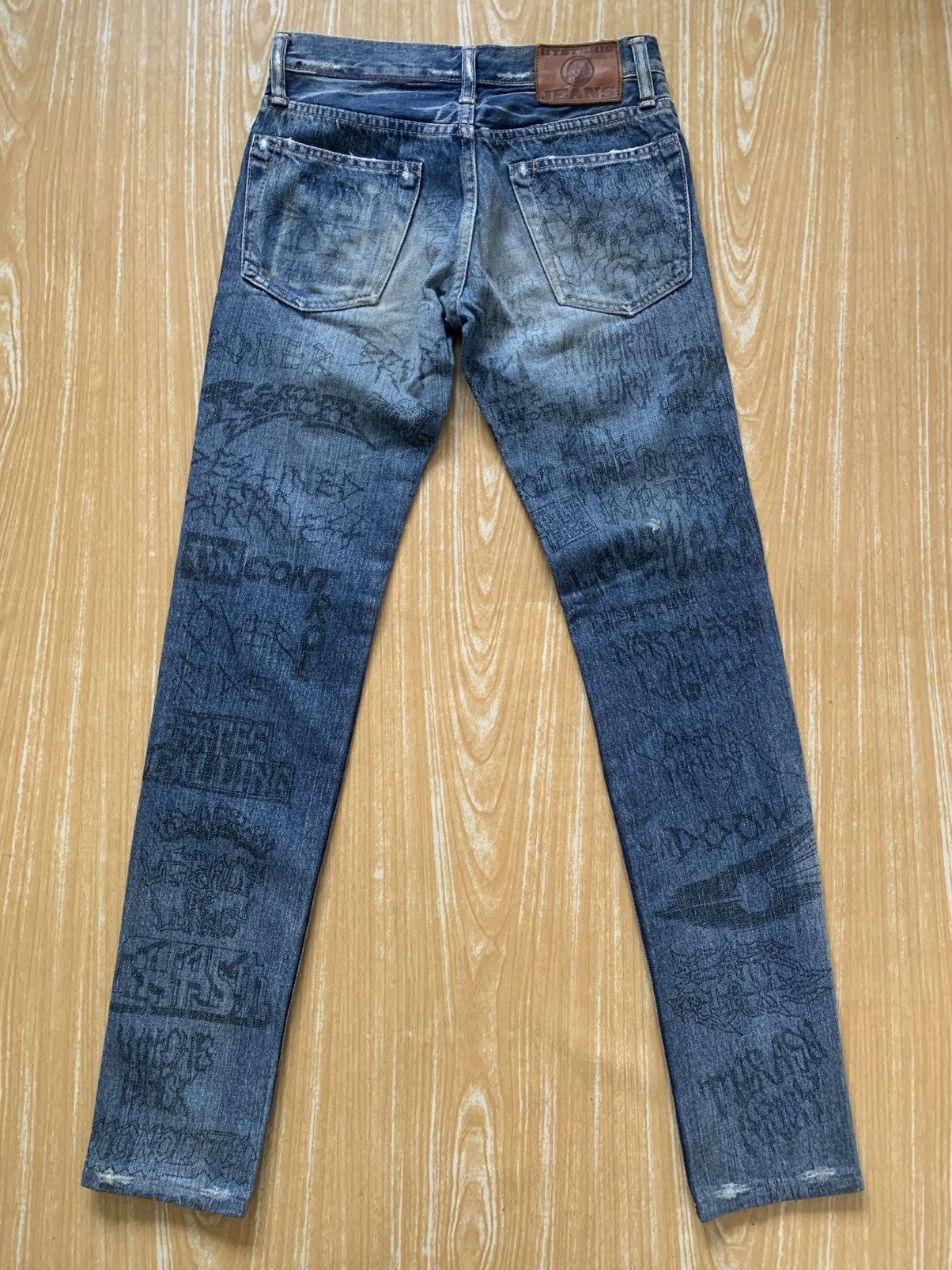 Hysteric Glamour Rare..!! xxs Hysteric Glamour full print metal band pants Size US 26 / EU 42 - 5 Thumbnail