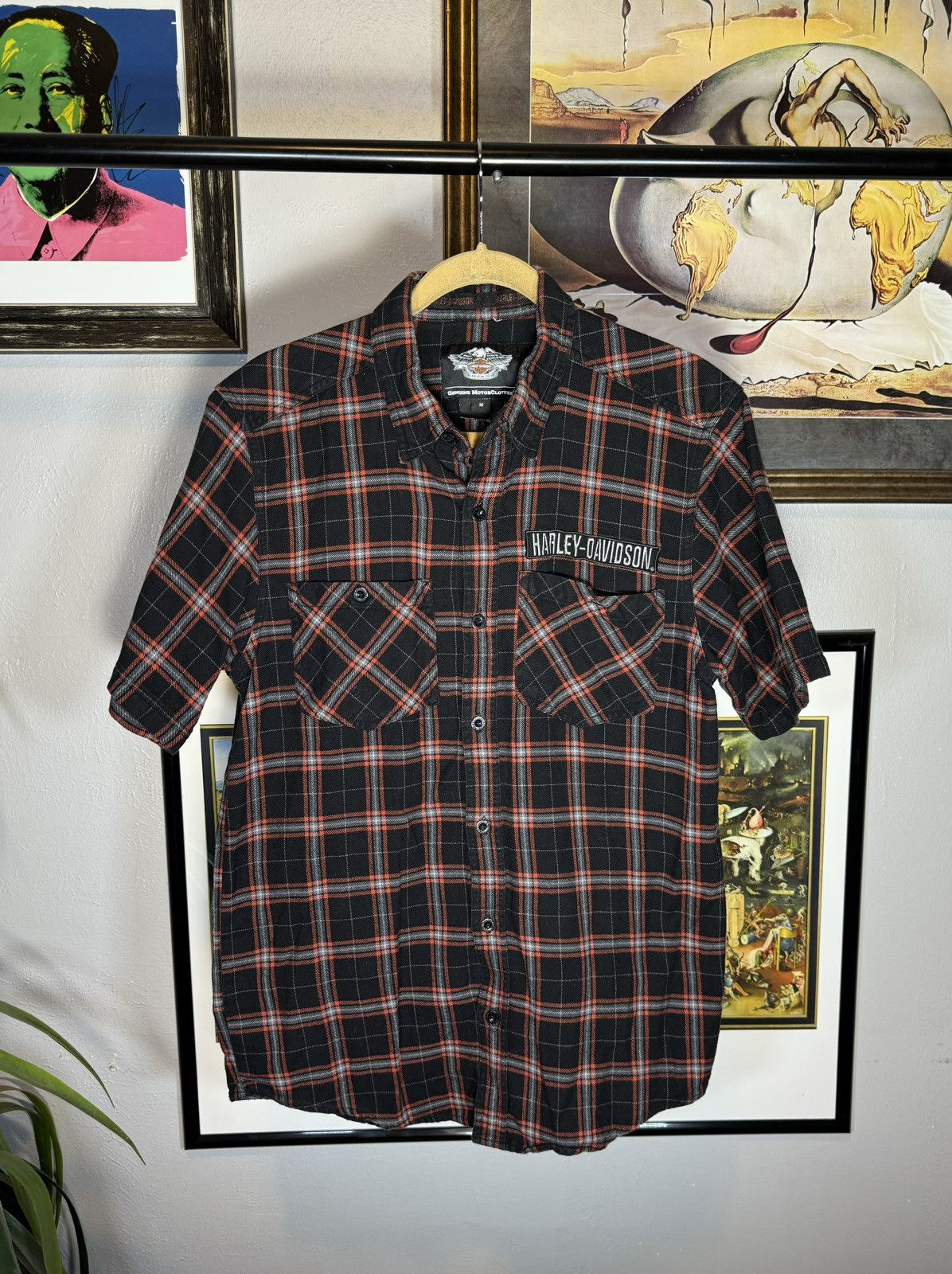 Harley Davidson Vintage Harley Davidson Button Up Shirt Size US M / EU 48-50 / 2 - 1 Thumbnail
