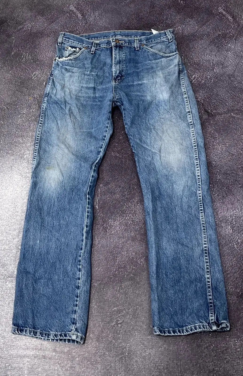 Dickies × Vintage Vintage Dickies USA Faded Blue Work Denim Hype Jeans Size US 34 / EU 50 - 2 Thumbnail
