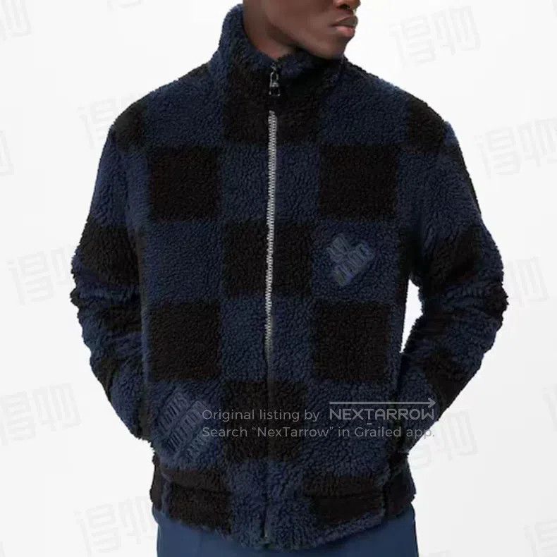 Louis Vuitton Louis Vuitton Nigo2's new checkerboard cashmere zip-up col Size US S / EU 44-46 / 1 - 5 Thumbnail