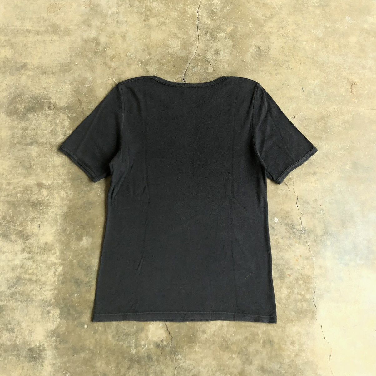 A.P.C. Vintage A.P.C. Blank Basic T-shirt Build Up Black Designer Size US S / EU 44-46 / 1 - 8 Thumbnail