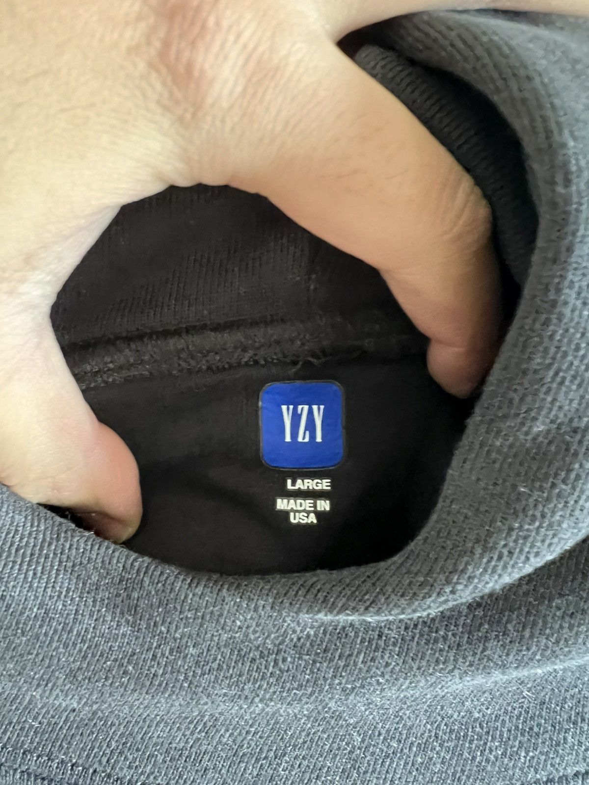 Balenciaga × Gap × Yeezy Imperfect Washed Black YZY Yeezy Gap Balenciaga Dove Hoodie Size US L / EU 52-54 / 3 - 17 Thumbnail