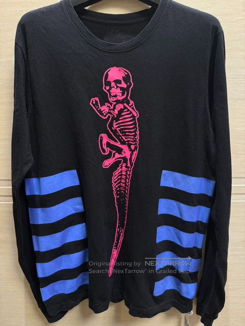 CHROME HEARTS Size M Foti Planet Limited Pink Skull Short S