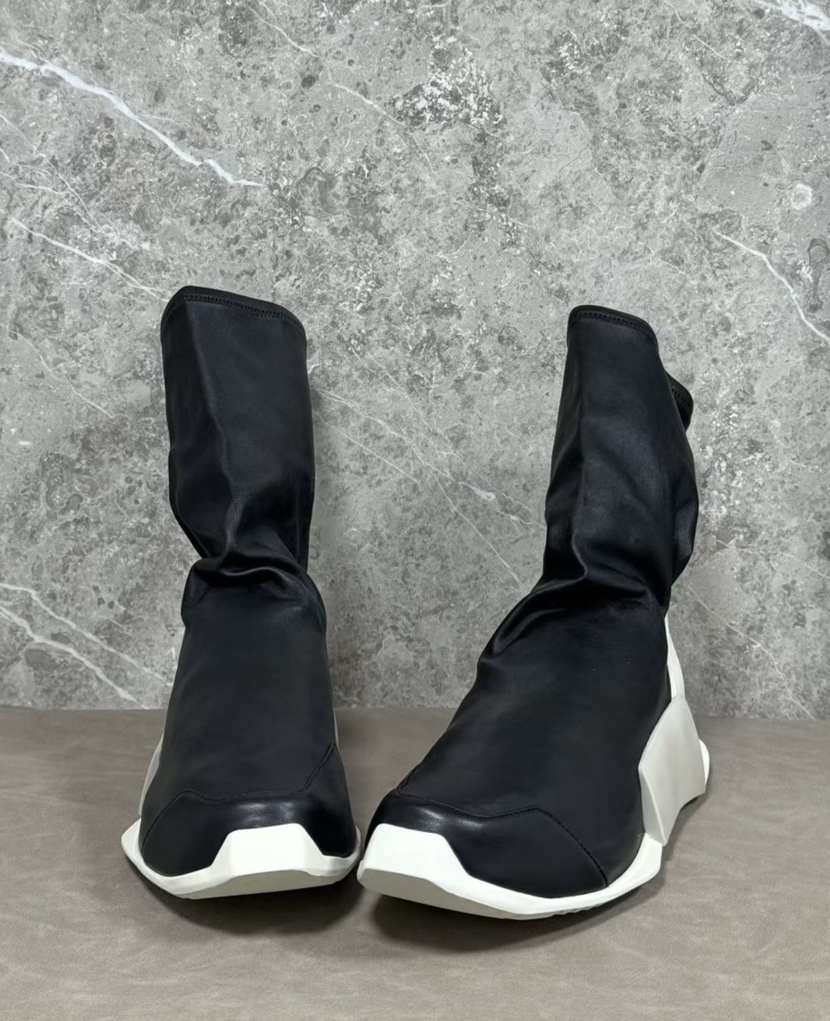 Rick Owens Rick Owens x adidas Collaboration Geobasket Mid-Calf Boots Size US 7 / EU 40 - 2 Thumbnail