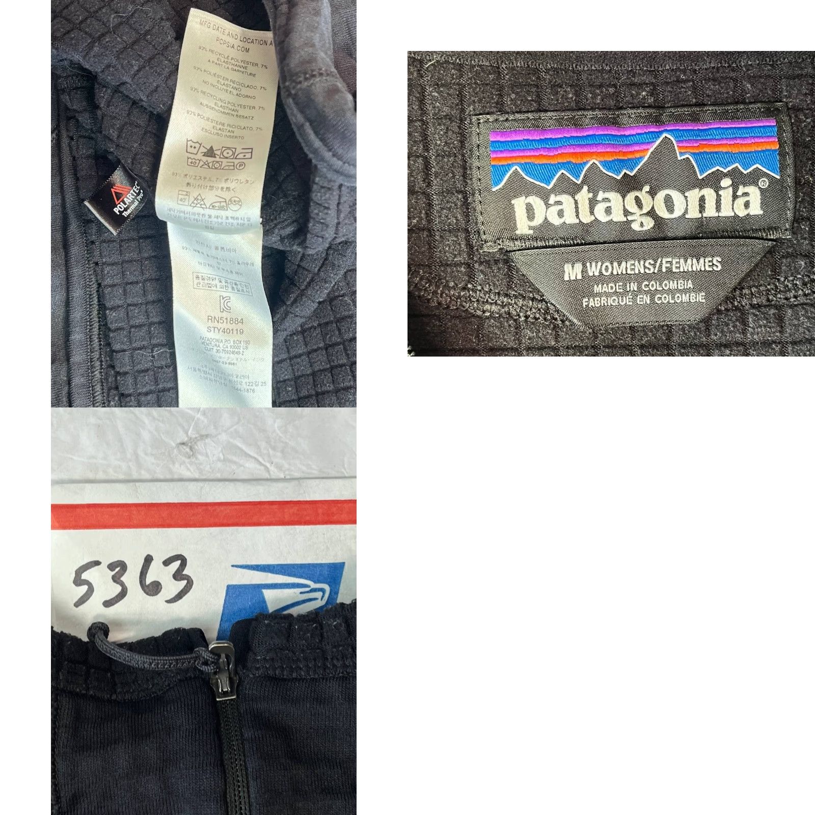 Patagonia Patagonia Pullover Sweatshirt Medium Women Black Polartec Fleece Regulator Logo Samuel Adams Size M / US 6-8 / IT 42-44 - 8 Thumbnail