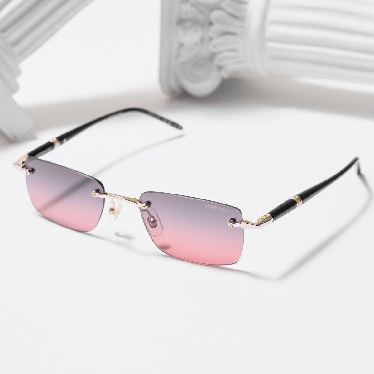 Montblanc MONTBLANC MB0344S 009 SUNGLASSES Size ONE SIZE - 2 Thumbnail