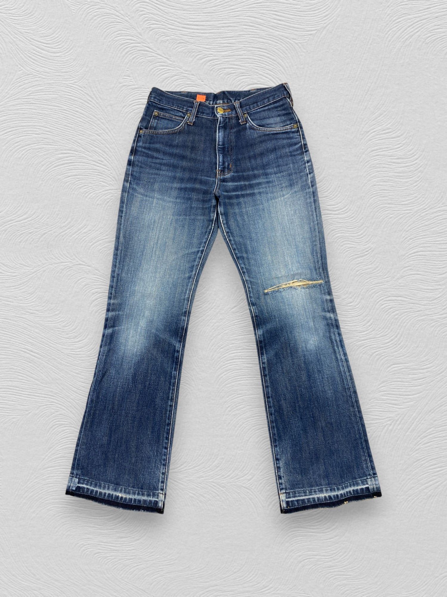 If Six Was Nine Vintage Wrangler Flare Boot Cut Jeans 29x29 Denim- JN3690 Size US 29 - 1 Thumbnail