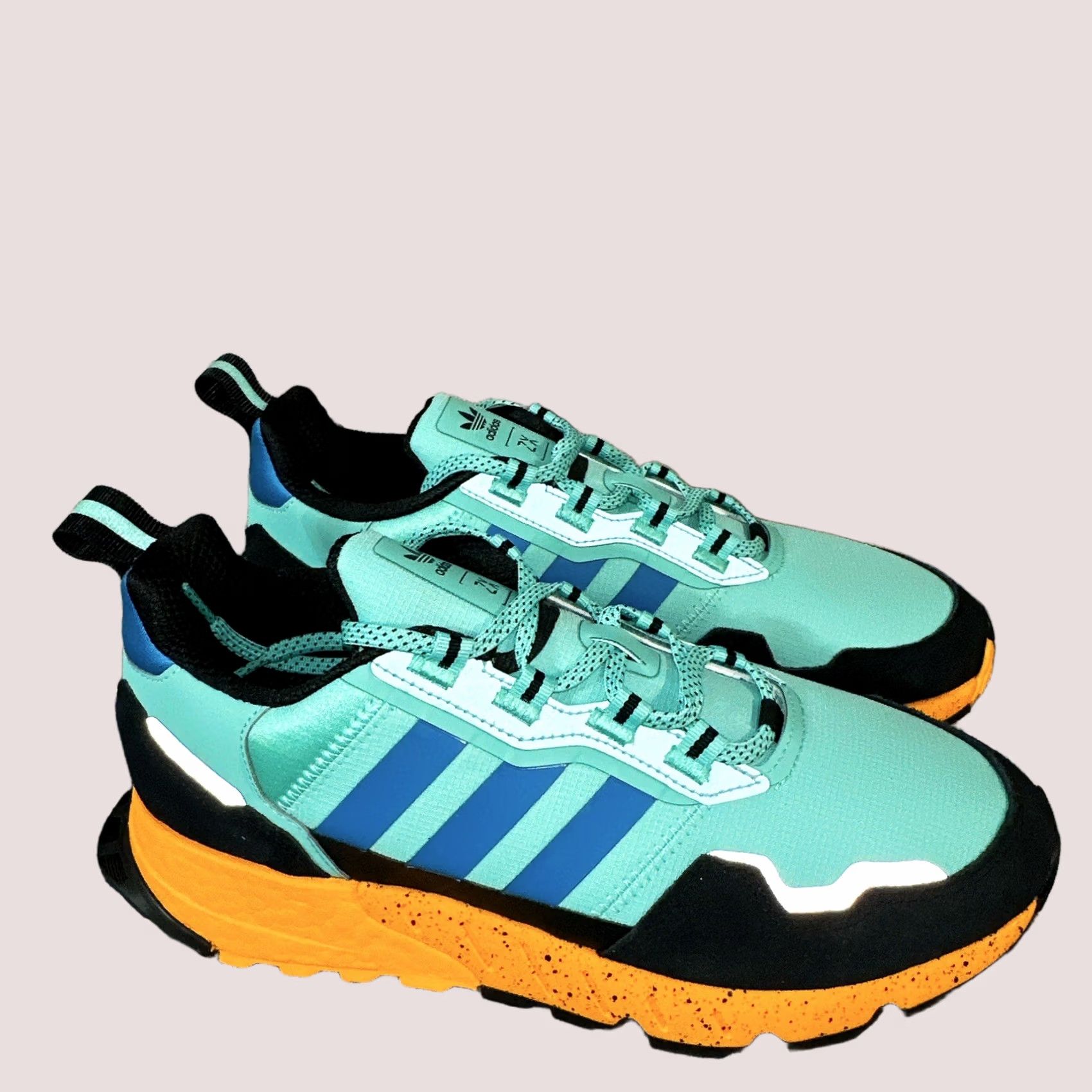 ＊Ｂen's＊ Adidas Adidas Originals ZX 750 'White Beam Green Orange' | Grailed