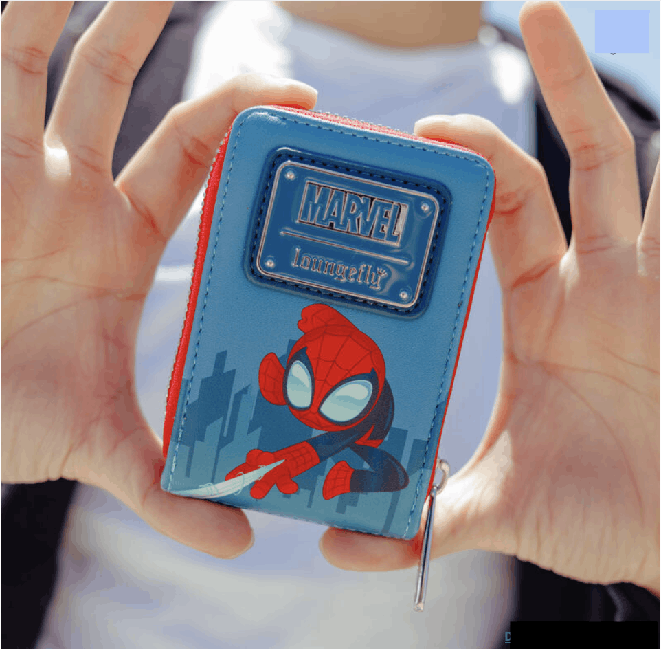 Marvel Comics Marvel SDCC Limited Ed Spider-Man Glow Accordion Zip Wallet Size ONE SIZE - 1 Thumbnail