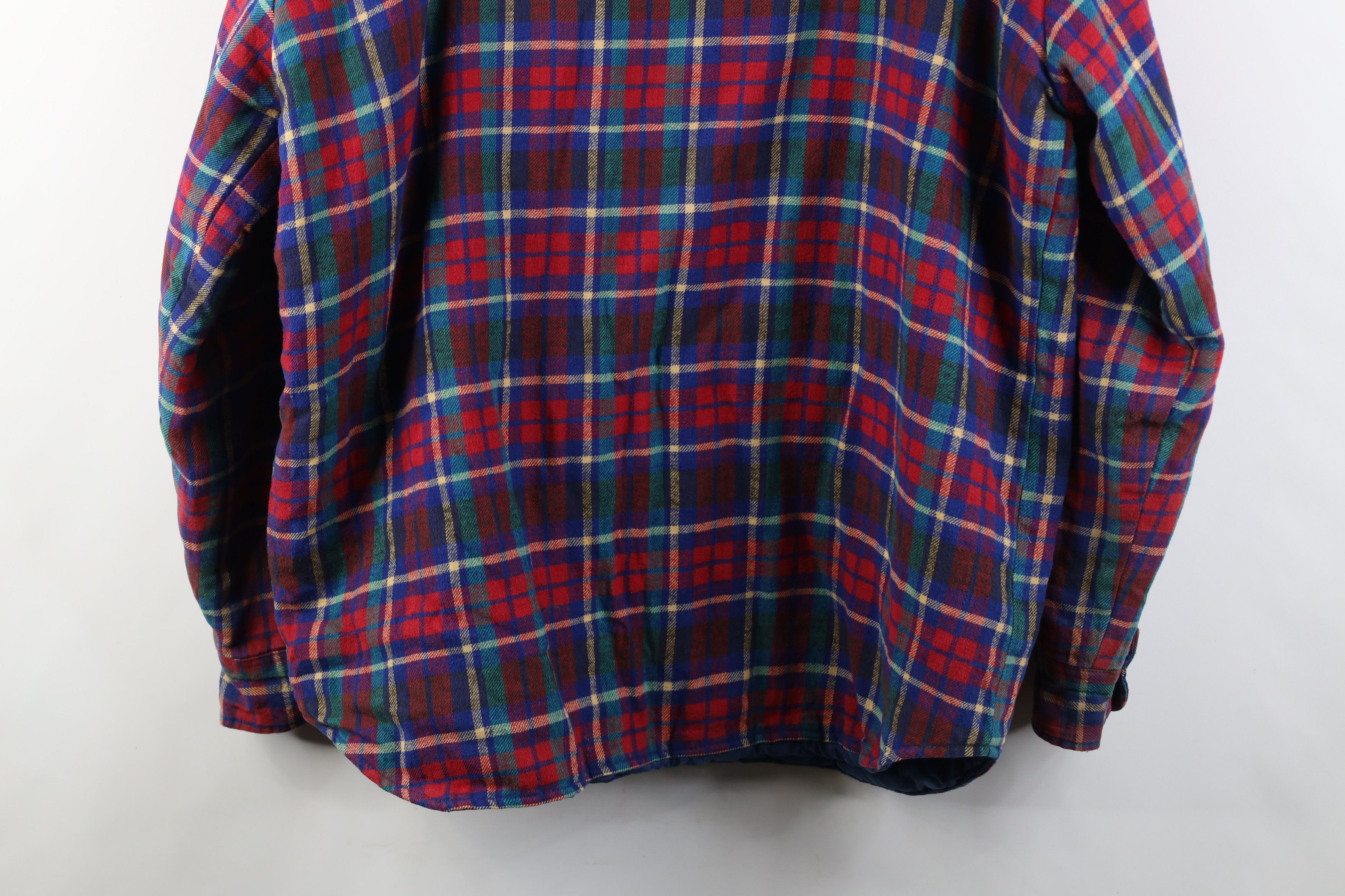 Vintage Vintage 90s Streetwear Flannel Shirt Jacket Jac Shirt Size US XL / EU 56 / 4 - 13 Thumbnail