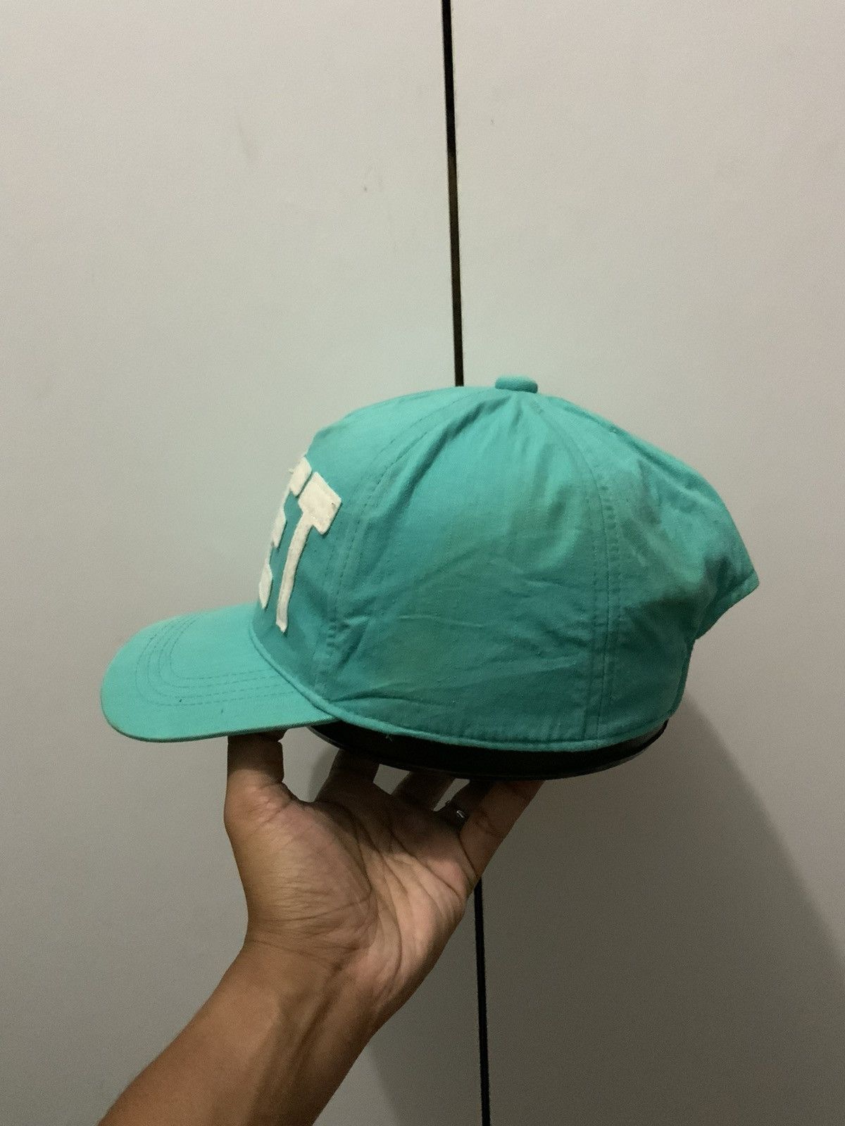 If Six Was Nine SWEET Big Patches Turquoise Hat Size ONE SIZE - 2 Thumbnail