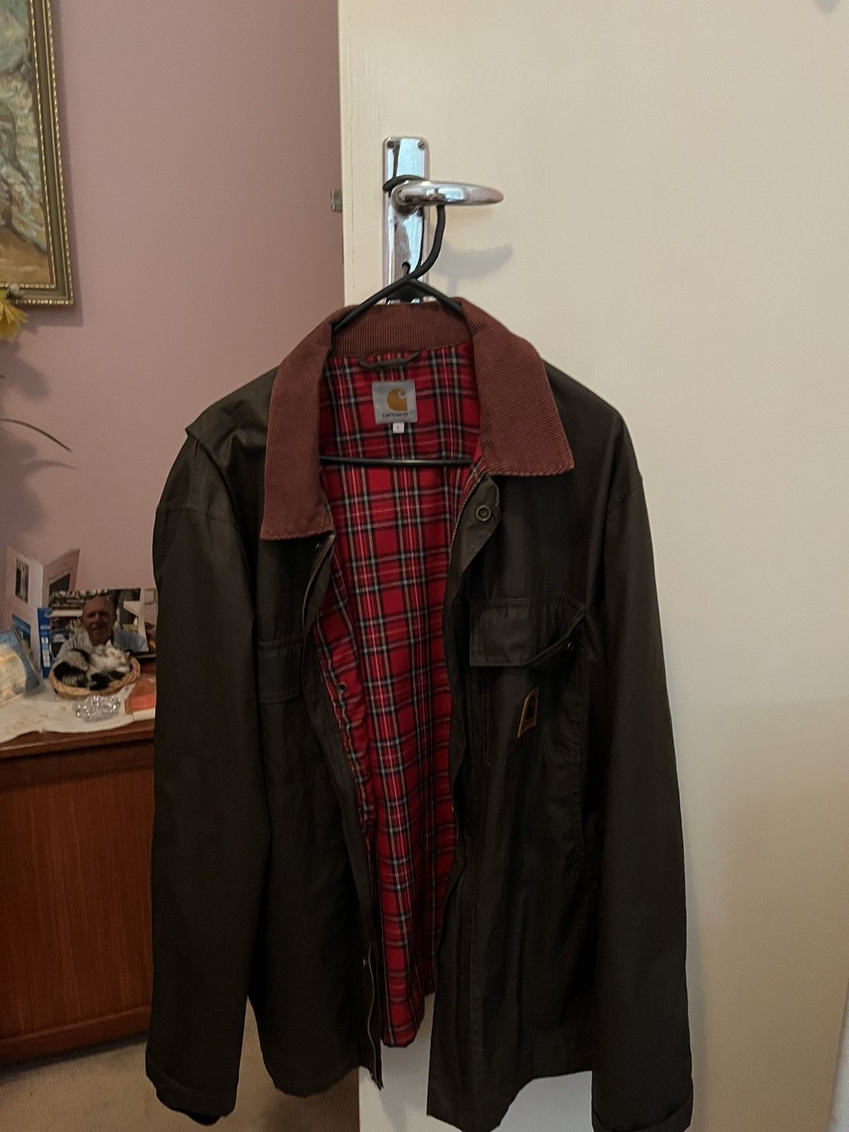 Carhartt Carhartt Men’s Size L Black Flannel Lined Arctic Work Jacket Size US L / EU 52-54 / 3 - 1 Thumbnail