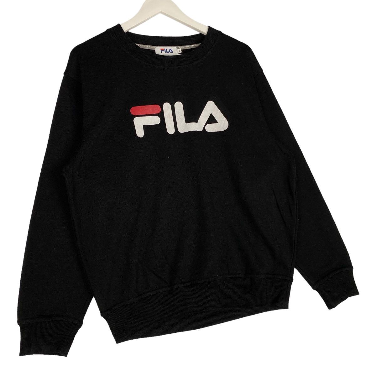 Fila × Vintage Vintage Fila Small Embroidered Crewneck Sweatshirt Black Size US M / EU 48-50 / 2 - 3 Thumbnail