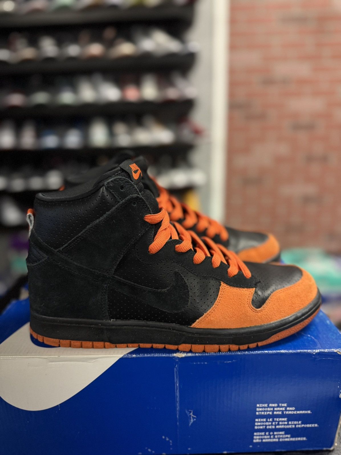 Size 11 - Nike Dunk Pro Sb High Black Nike 305050-005