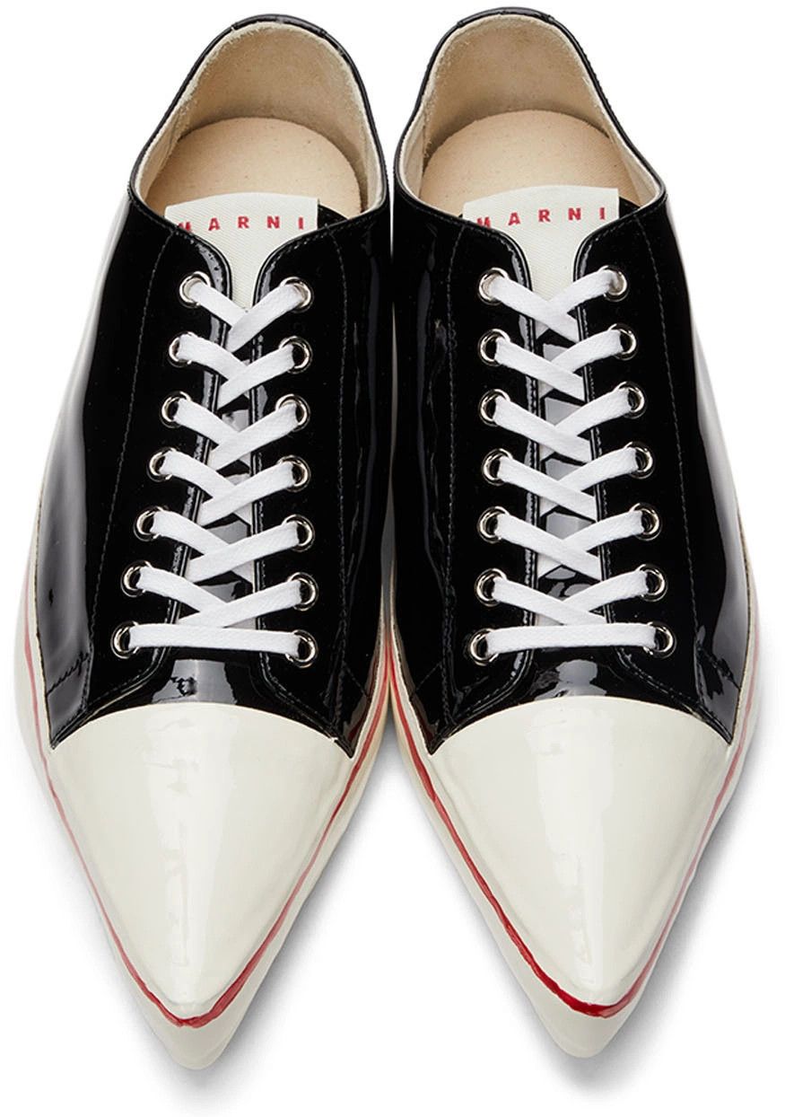 Marni o1y0225 Low-Top Sneakers in Black/White Size US 9 / EU 42 - 5 Thumbnail