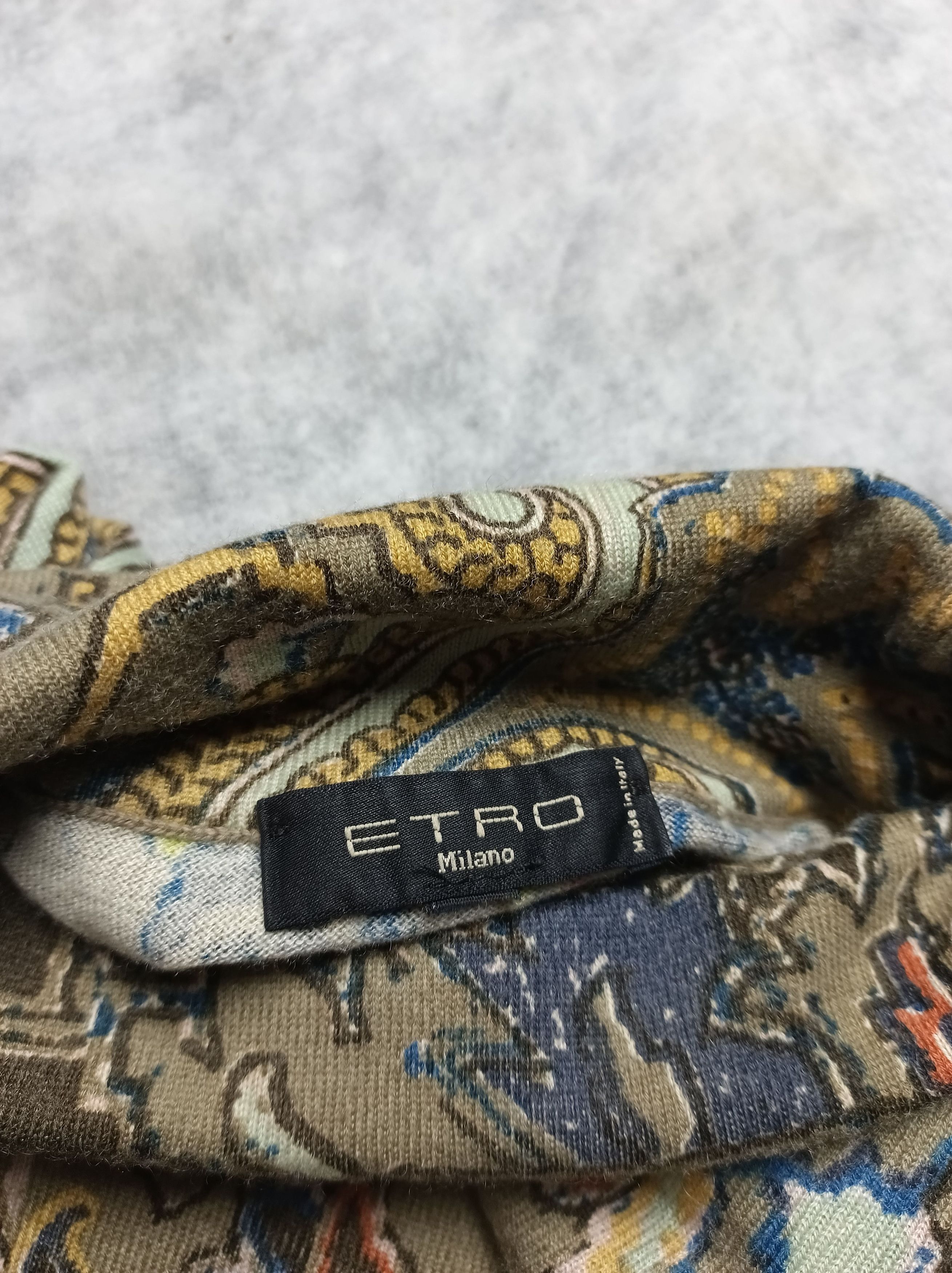 Etro ETRO Milano Paisley Print High Neck Jumper Size M / US 6-8 / IT 42-44 - 6 Thumbnail