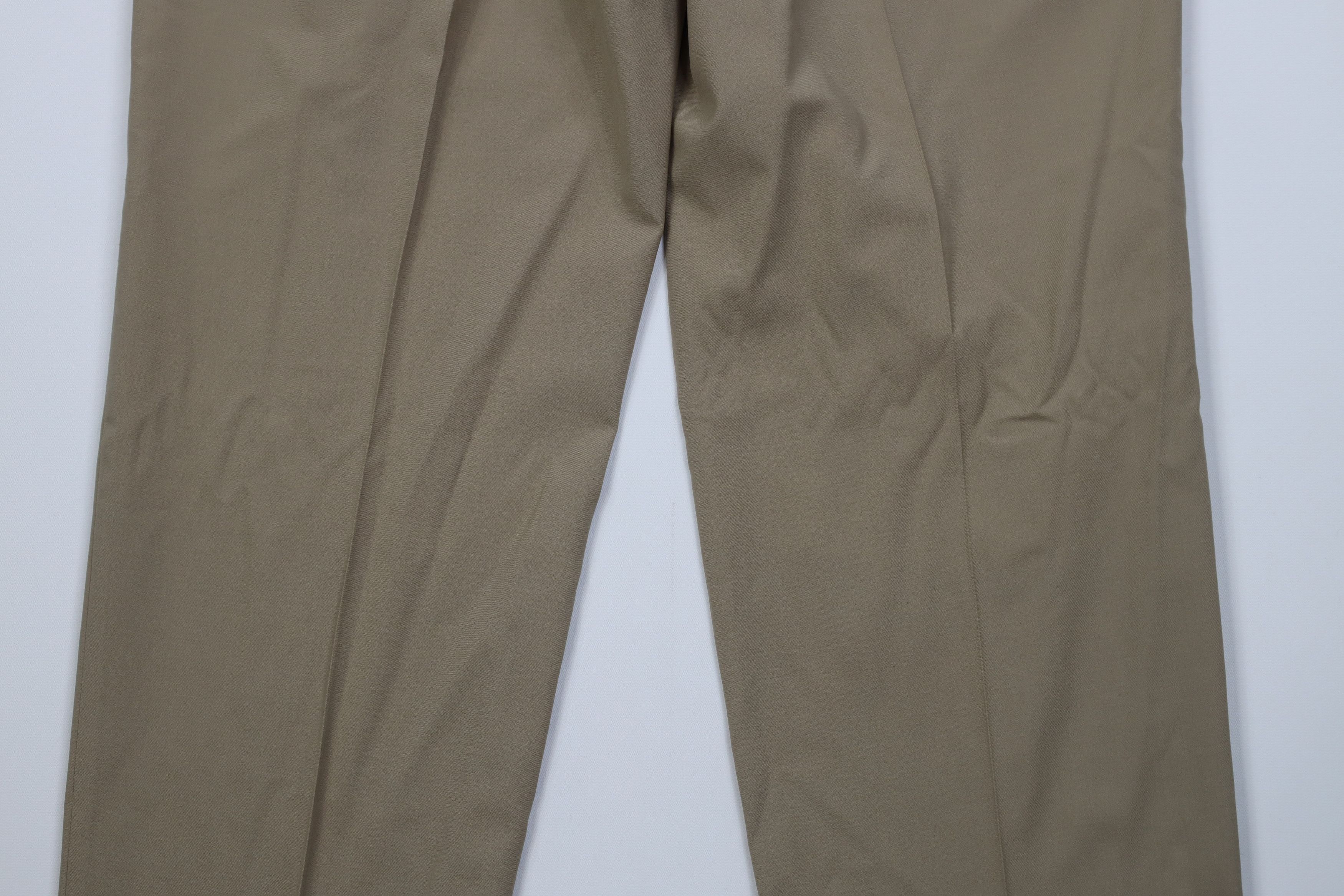 Brooks Brothers Vintage 90s Y2K Brooks Brothers Wool Wide Leg Chino Pants Size US 36 / EU 52 - 12 Thumbnail