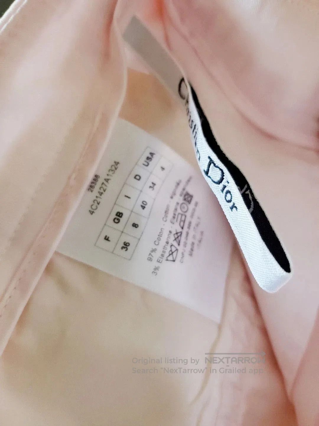 Dior Dior Pink Pleated Pants Skirt. Size 35" - 4 Thumbnail