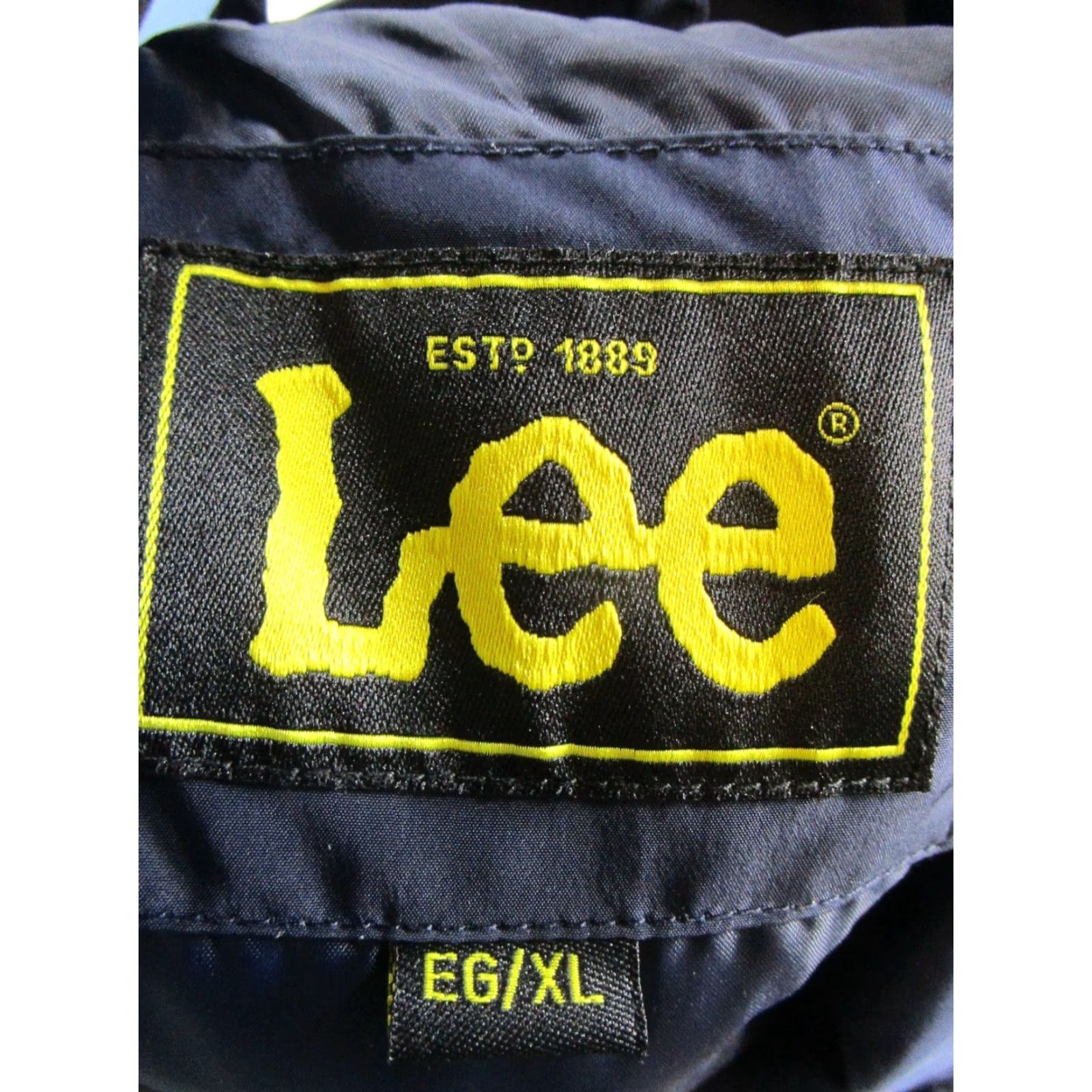 Lee Lee Bomber Jacket Mens Xl Blue Midweight Flannel New Work Size US XL / EU 56 / 4 - 3 Thumbnail