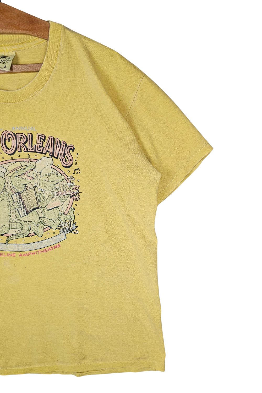 Anvil 1998 “New Orleans by the Bay” Festival Tee - Anvil - USA Size US L / EU 52-54 / 3 - 6 Thumbnail