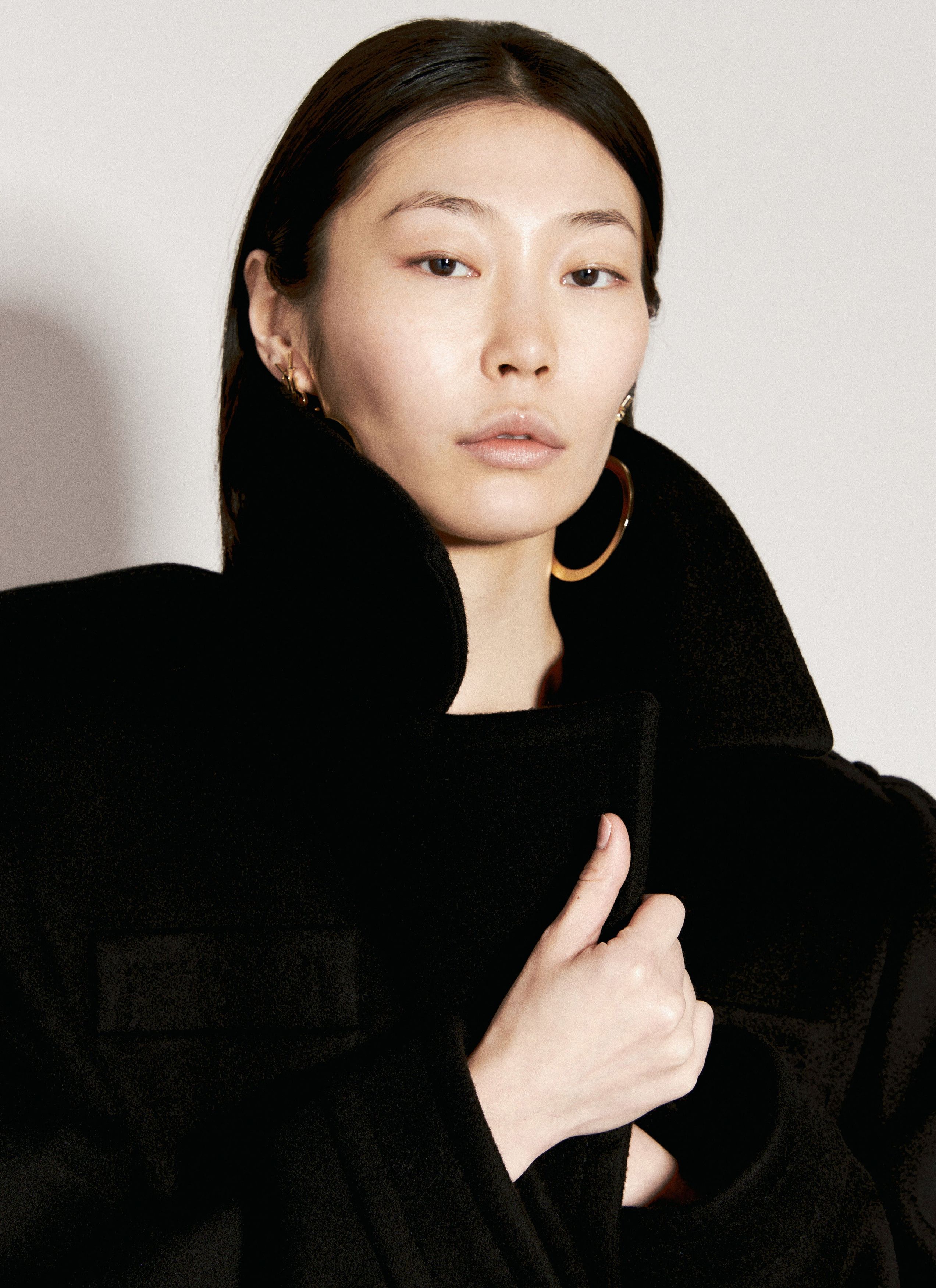 Saint Laurent Paris o1b1hav111025 Cashmere And Wool Belted Coat in Black Size S / US 4 / IT 40 - 5 Thumbnail