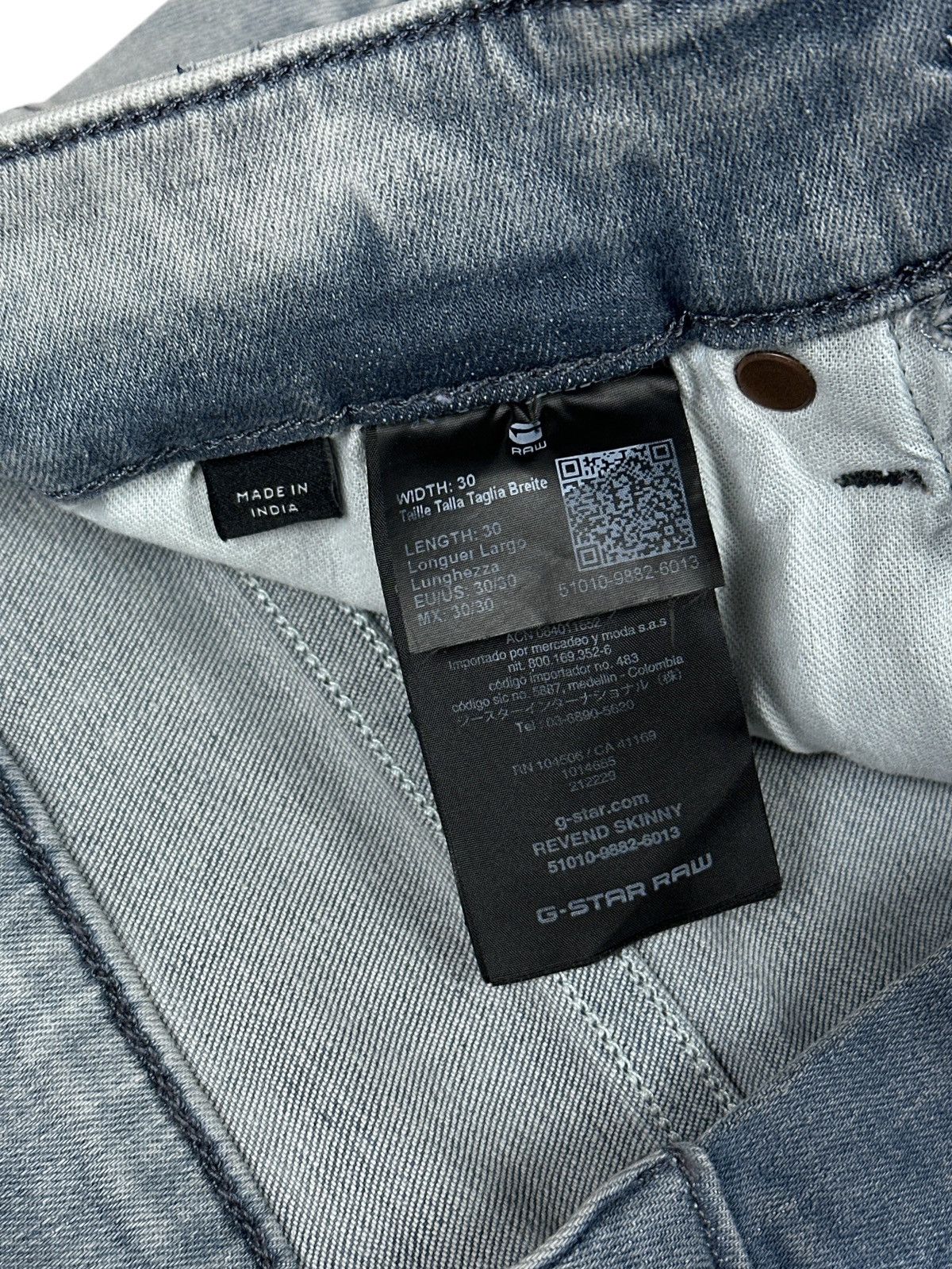 G-Star NWT🏷️ G-Star Revend Skinny Jeans Super Stretch Denim W30 L30 Size US 30 / EU 46 - 9 Thumbnail