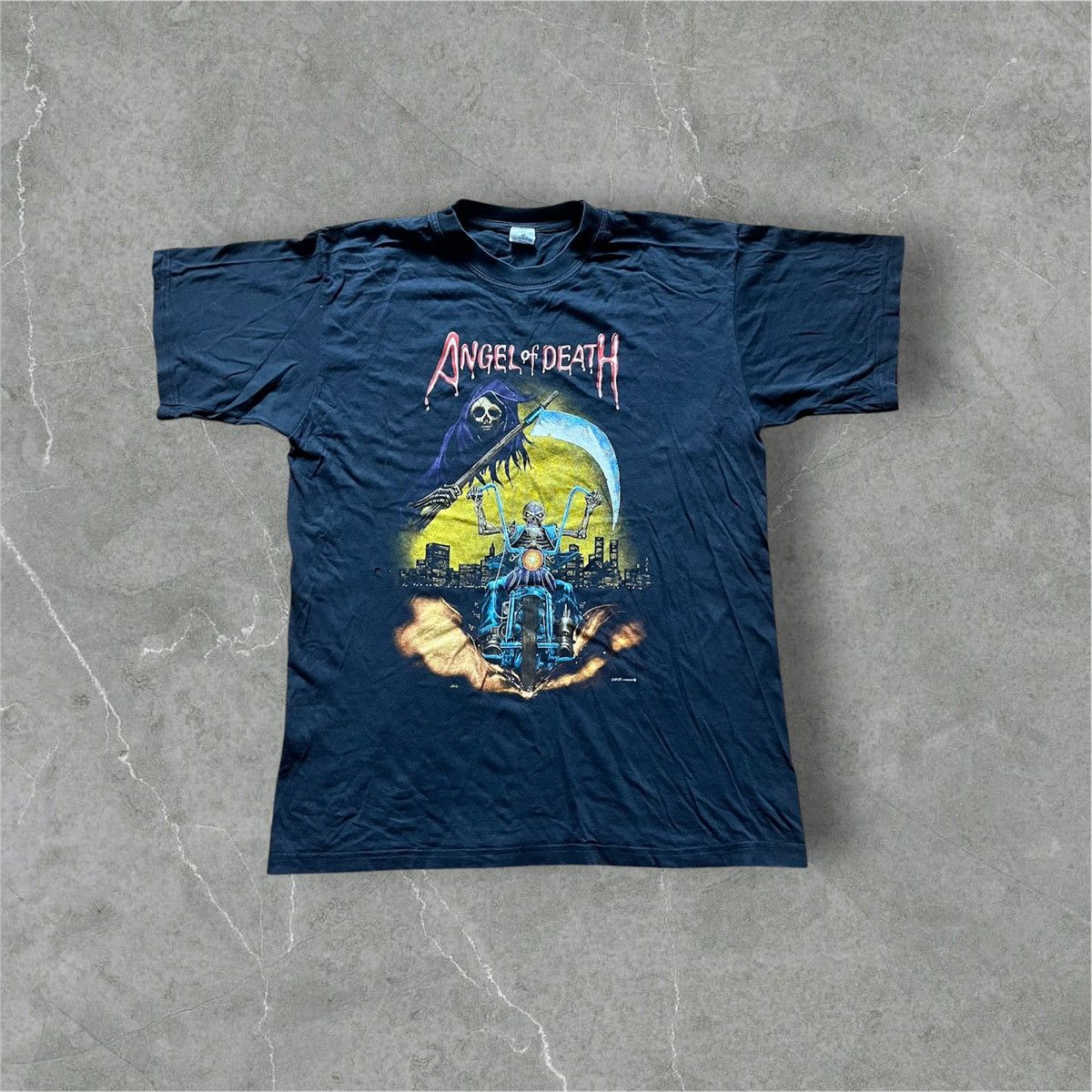Band Tees Vintage Angel Of Death 90’s Band Tee Metal Rock Alt Grunge Size US L / EU 52-54 / 3 - 1 Thumbnail
