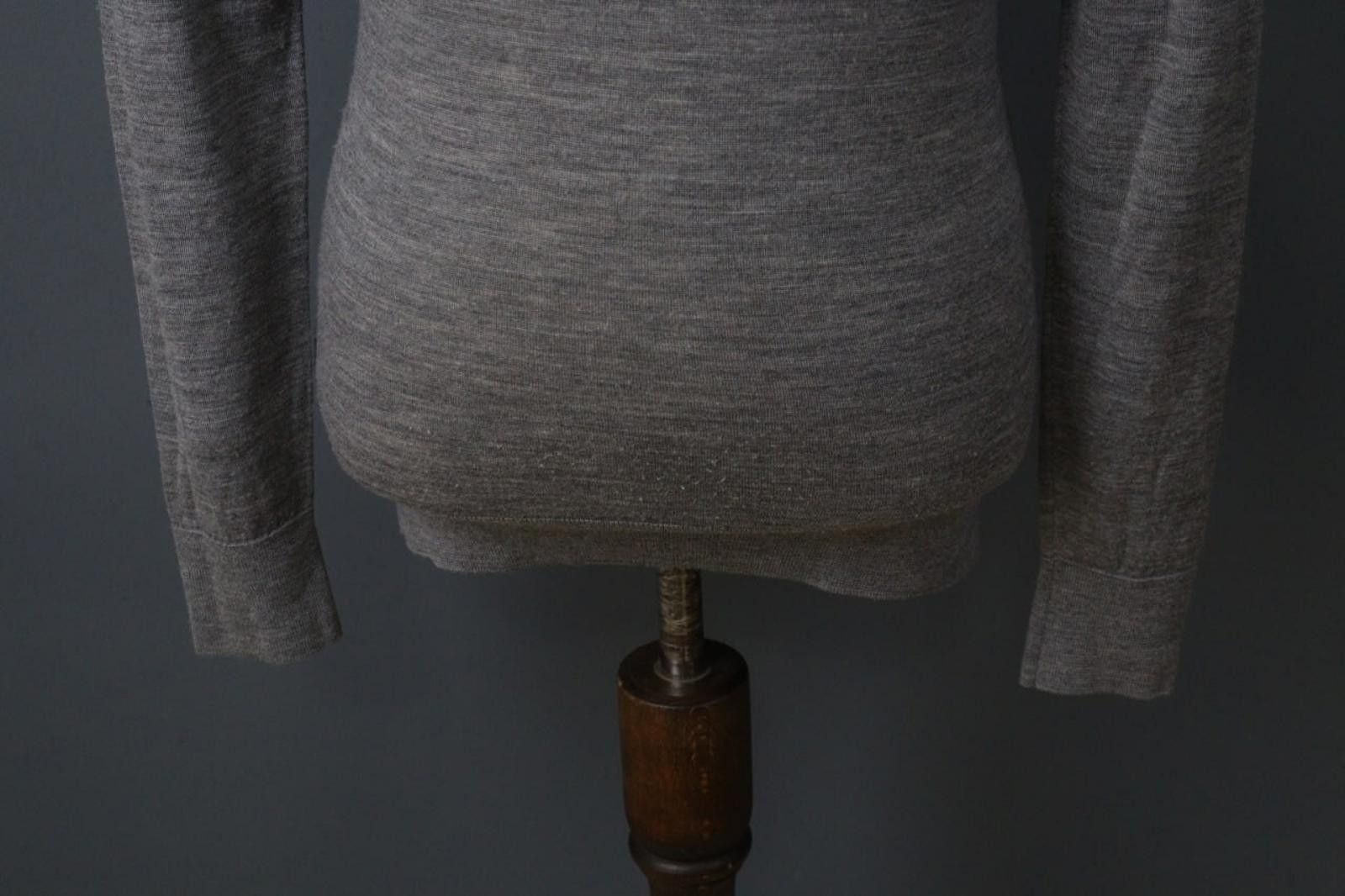 Allsaints AllSaints Gray 100% Wool Knit Pullover Sweater Size M Size M / US 6-8 / IT 42-44 - 10 Thumbnail