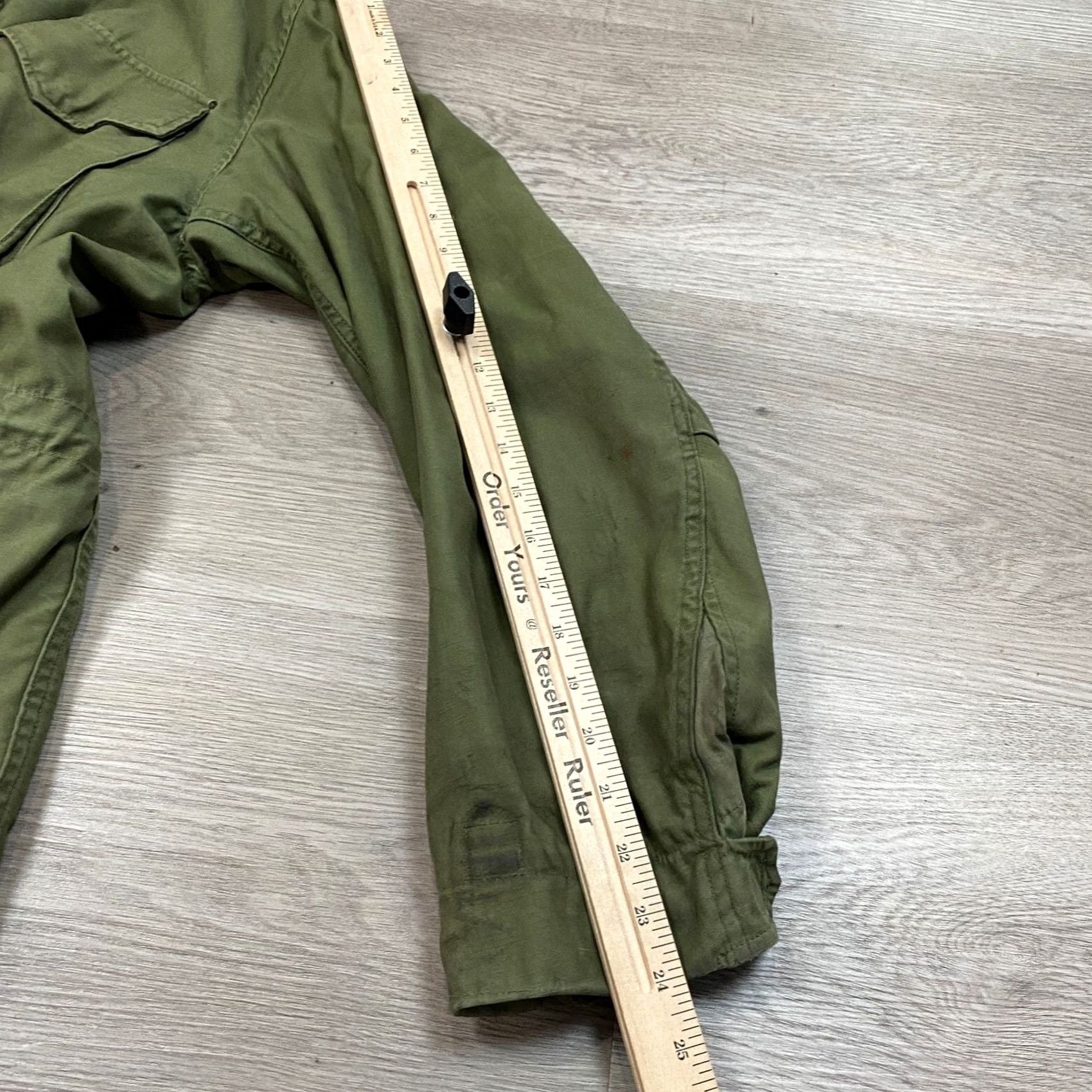 Vintage VINTAGE OG 107 M 65 Field Sateen Hooded Military Jacket Men's Medium Regular Green Size US M / EU 48-50 / 2 - 7 Thumbnail