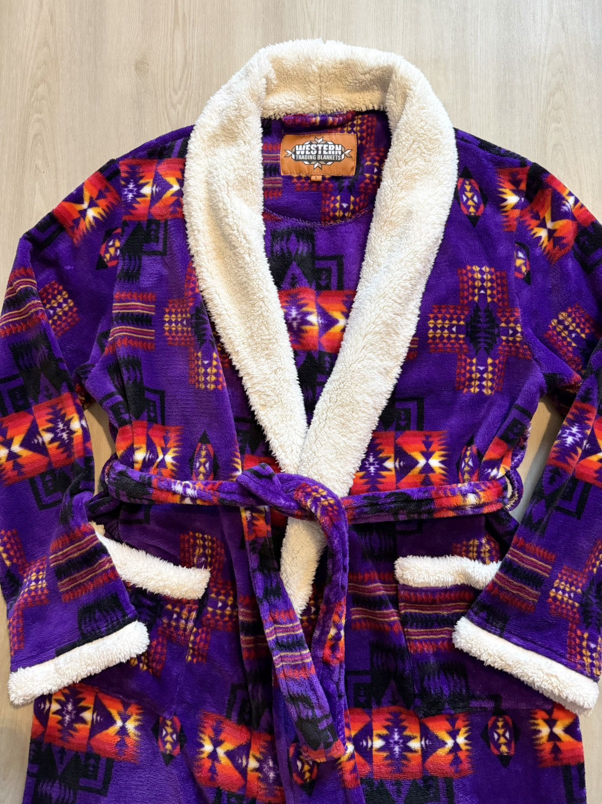 Other Western Trading Blankets Robe Southwest Aztec Purple XL Size L / US 10 / IT 46 - 2 Thumbnail