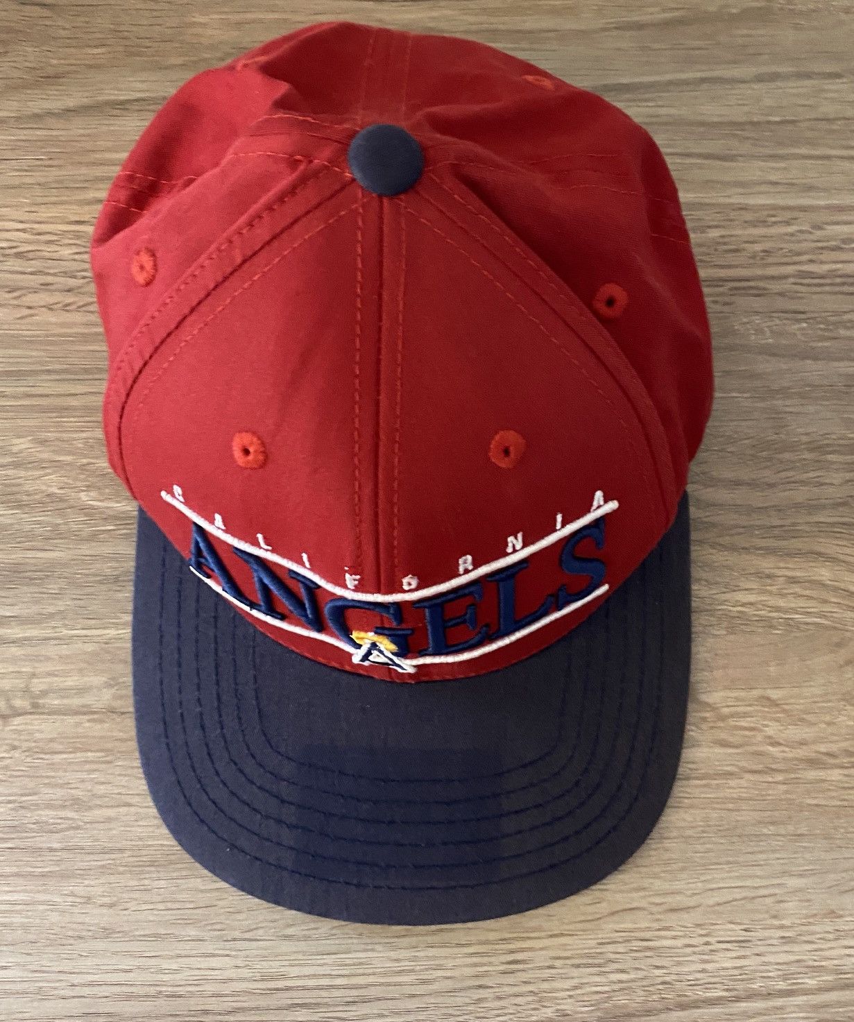 Cooperstown Collection Vintage 90’s California Angels Throwback Snap Back Hat Cap Size ONE SIZE - 6 Thumbnail