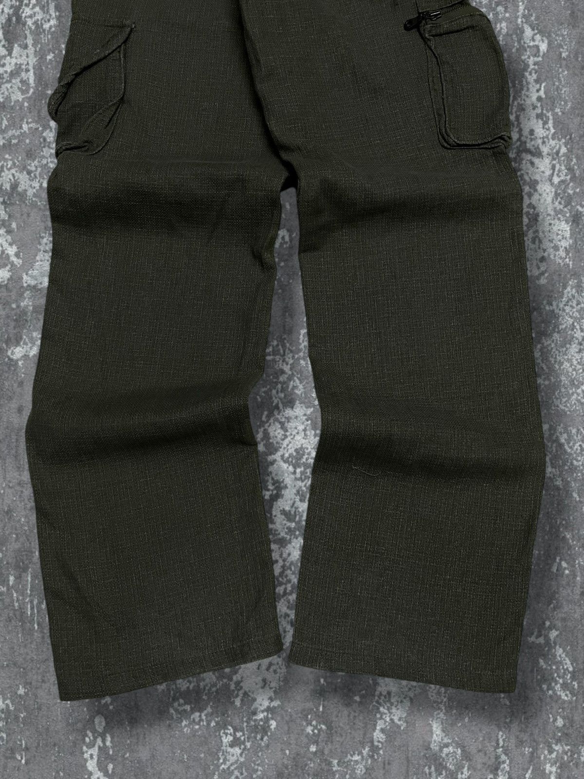 Japanese Brand Vintage Rare 90s Japan Spinner Bait Army Style Goa Cargo Size US 29 - 10 Thumbnail