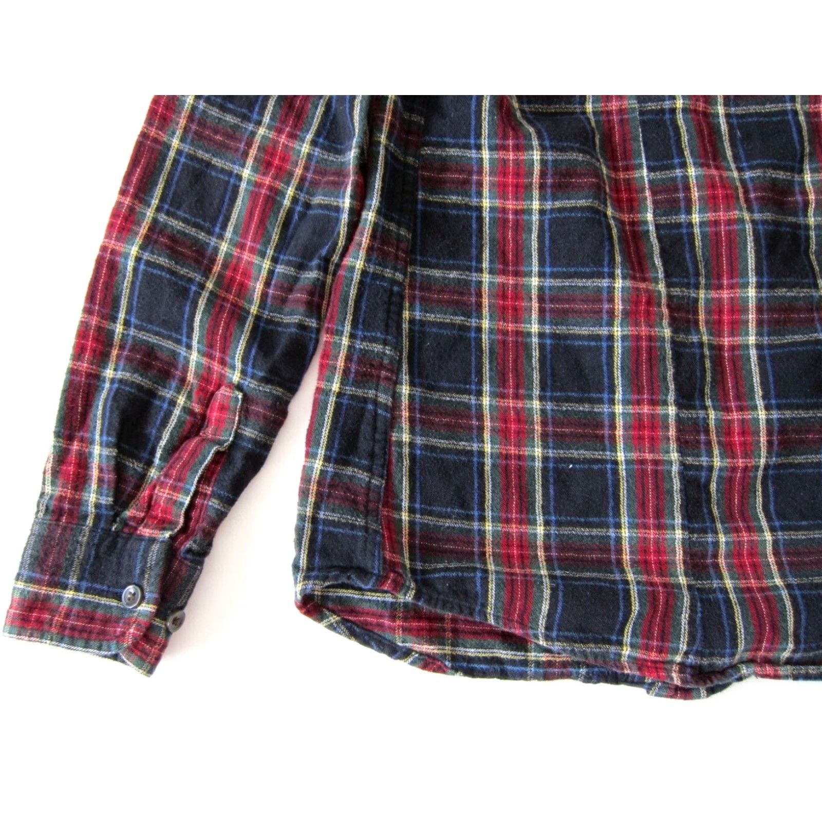Vintage VINTAGE L.L. Bean Cotton Blue Red Plaid Flannel Button Down Shirt XXS Size XXS / US 00 / IT 34 - 5 Thumbnail