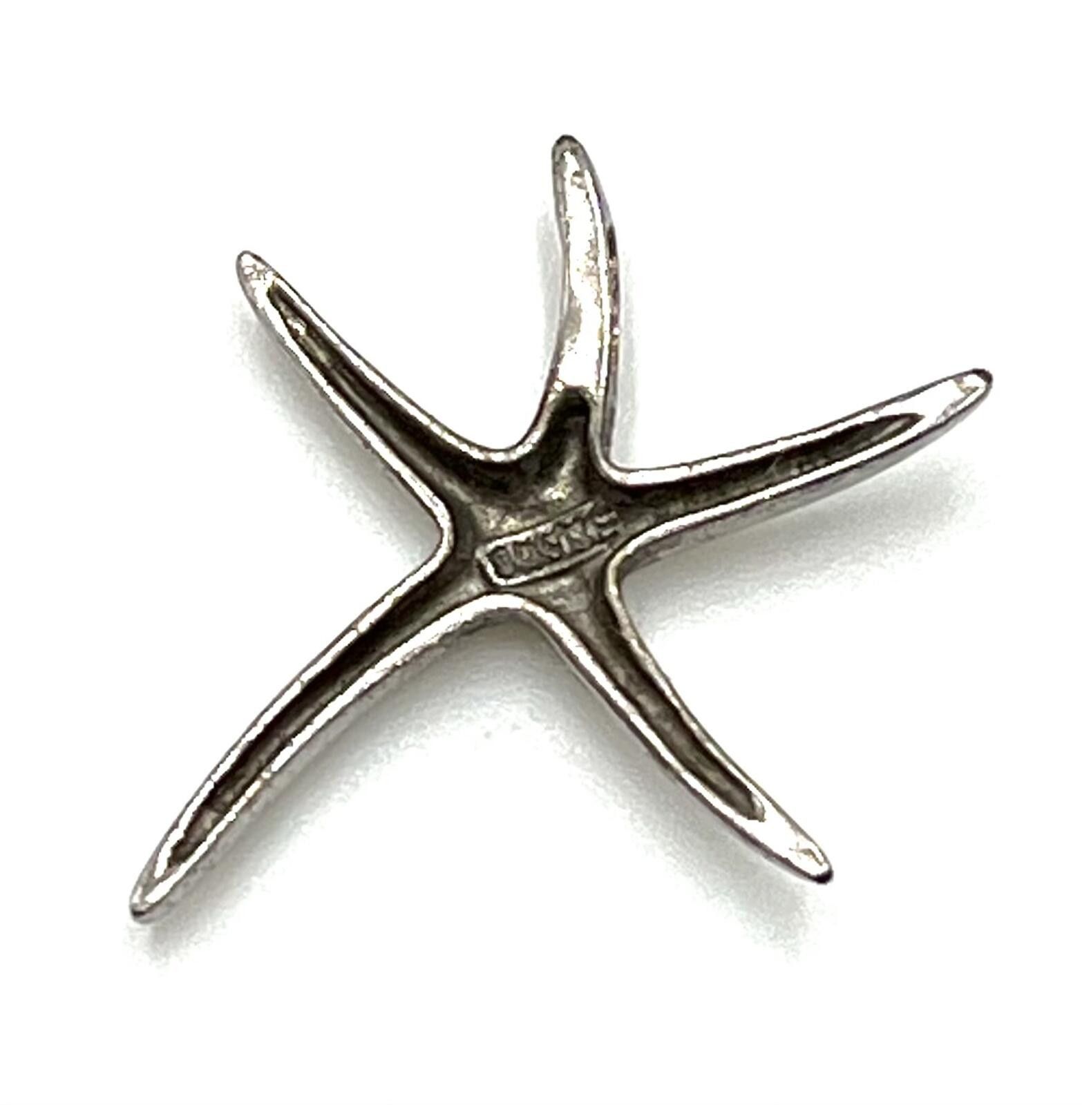 Other Sterling Silver Starfish Pendant Slider Enhancer Size ONE SIZE - 2 Thumbnail