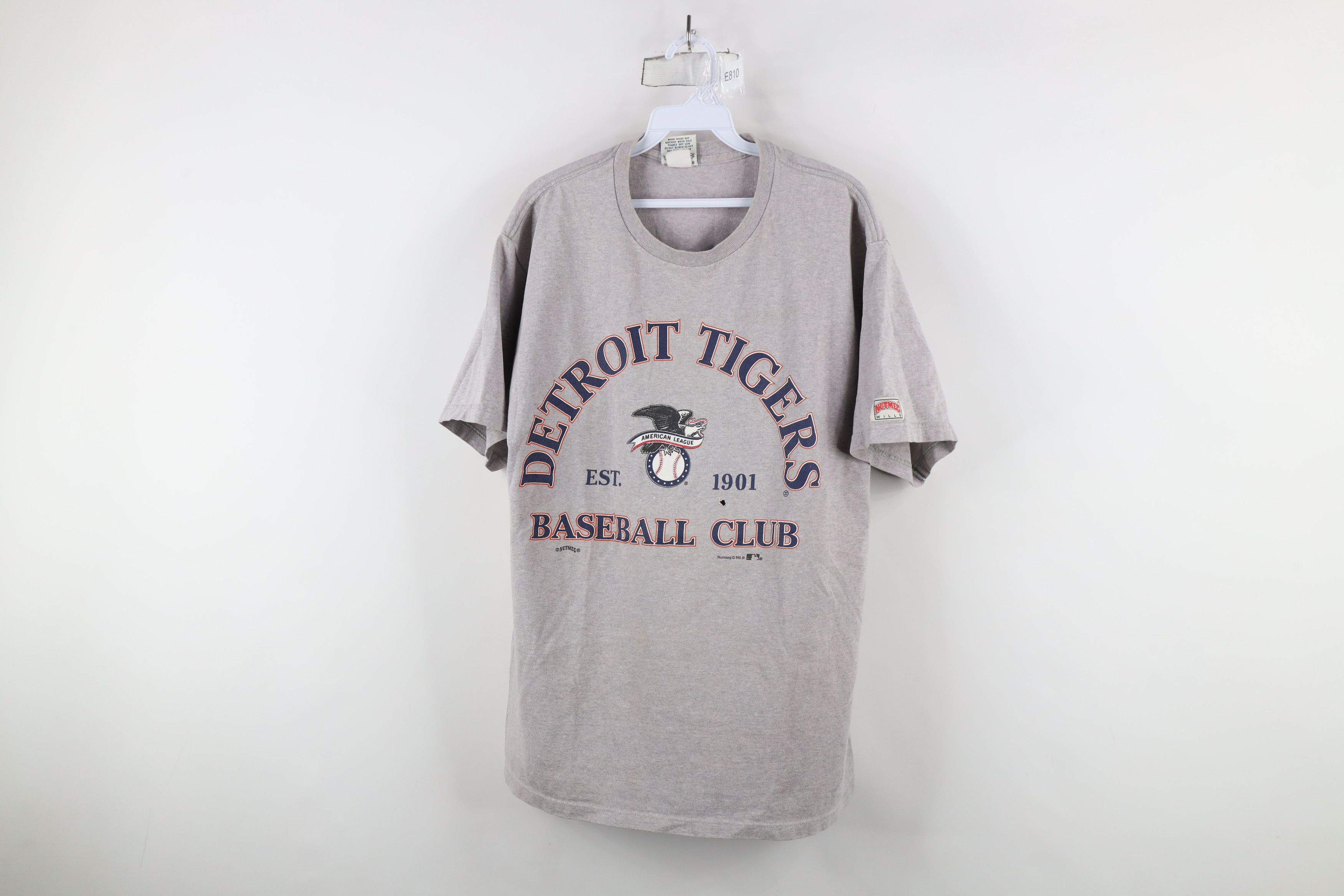 Vintage Vintage 90s Spell Out Detroit Tigers Baseball T-Shirt USA Size US L / EU 52-54 / 3 - 1 Thumbnail