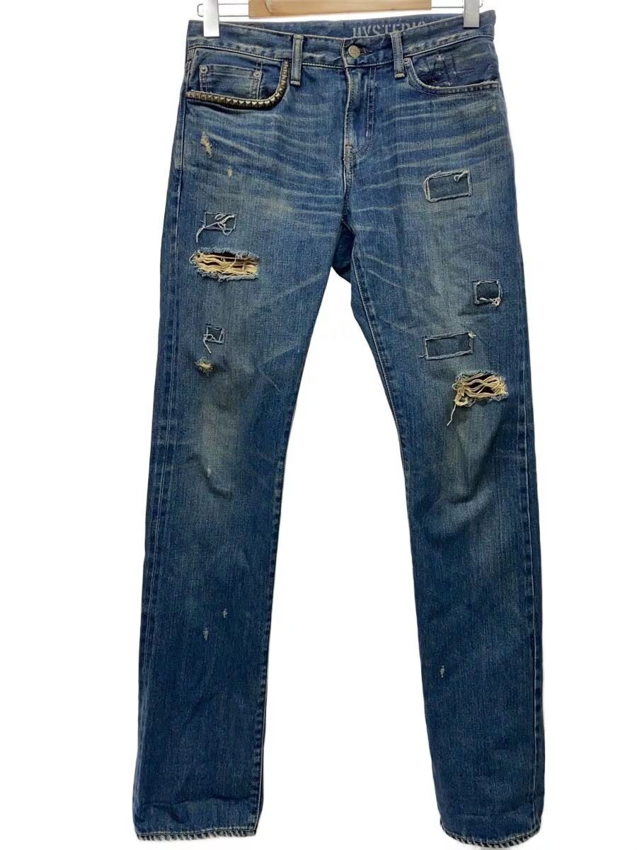 Hysteric Glamour Distressed Patchwork Denim Jeans Size US 29 - 1 Thumbnail