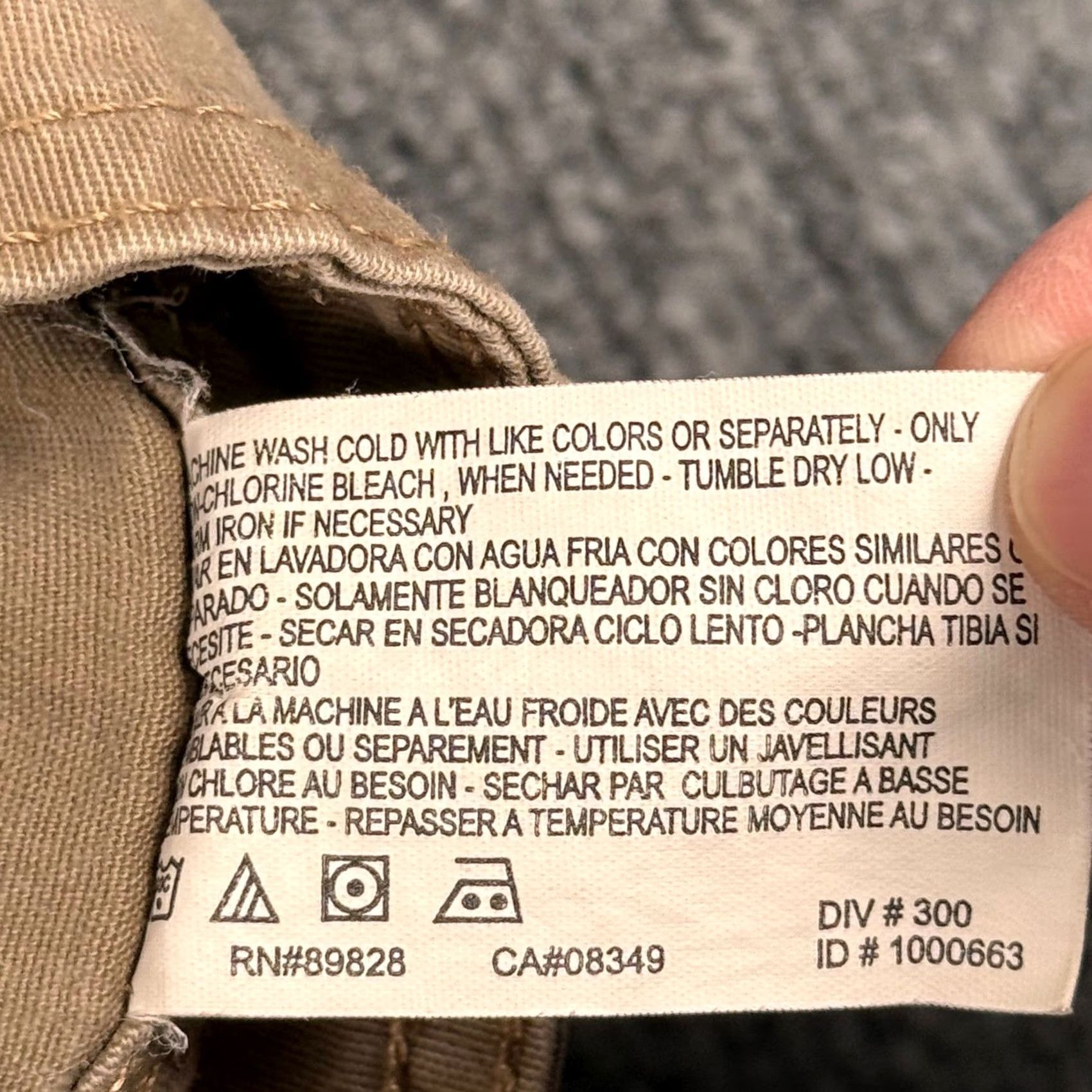 Gloria Vanderbilt Gloria Vanderbilt Khaki Pants Straight Leg Women 8 Beige Twill Pockets Stretch Workwear Casual Vintage No Size 30" / US 8 / IT 44 - 4 Thumbnail