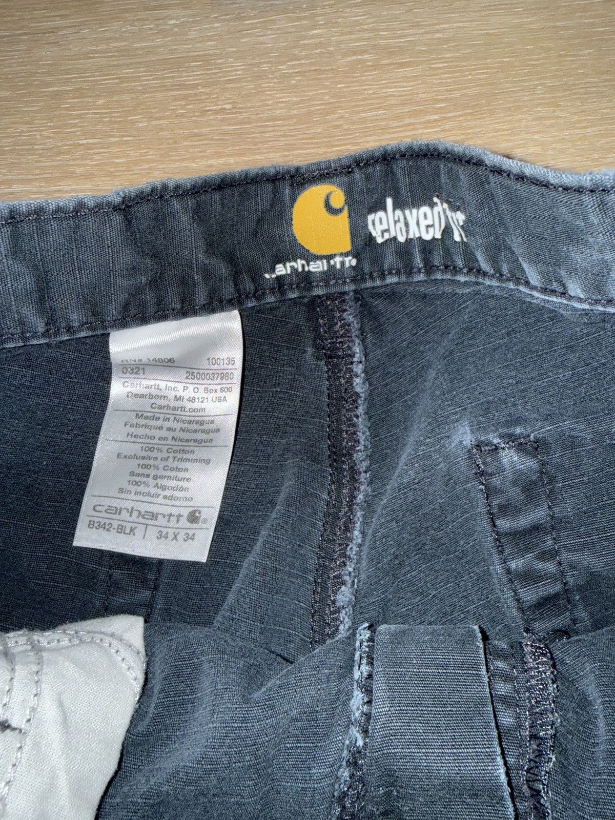 Carhartt Carhartt Relaxed Fit Cargo Utility Work Pants Size 38 X 34 Size US 34 / EU 50 - 5 Thumbnail