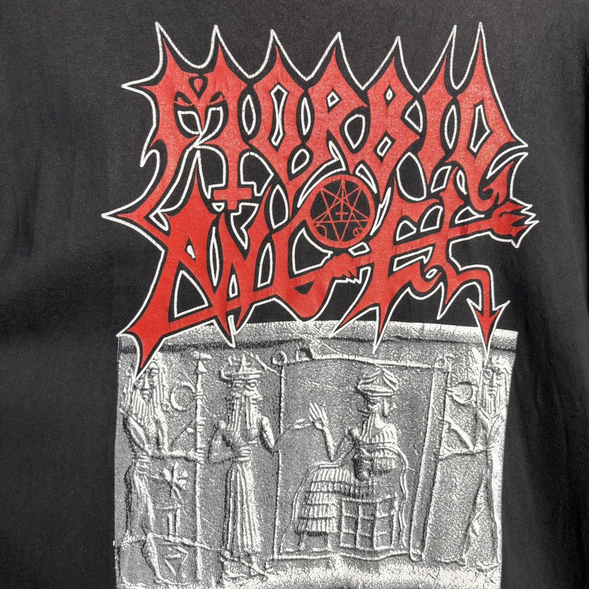 Band Tees Rare Vintage 90s Morbid Angel The Continuum Death Metal Tee Size US XL / EU 56 / 4 - 3 Thumbnail