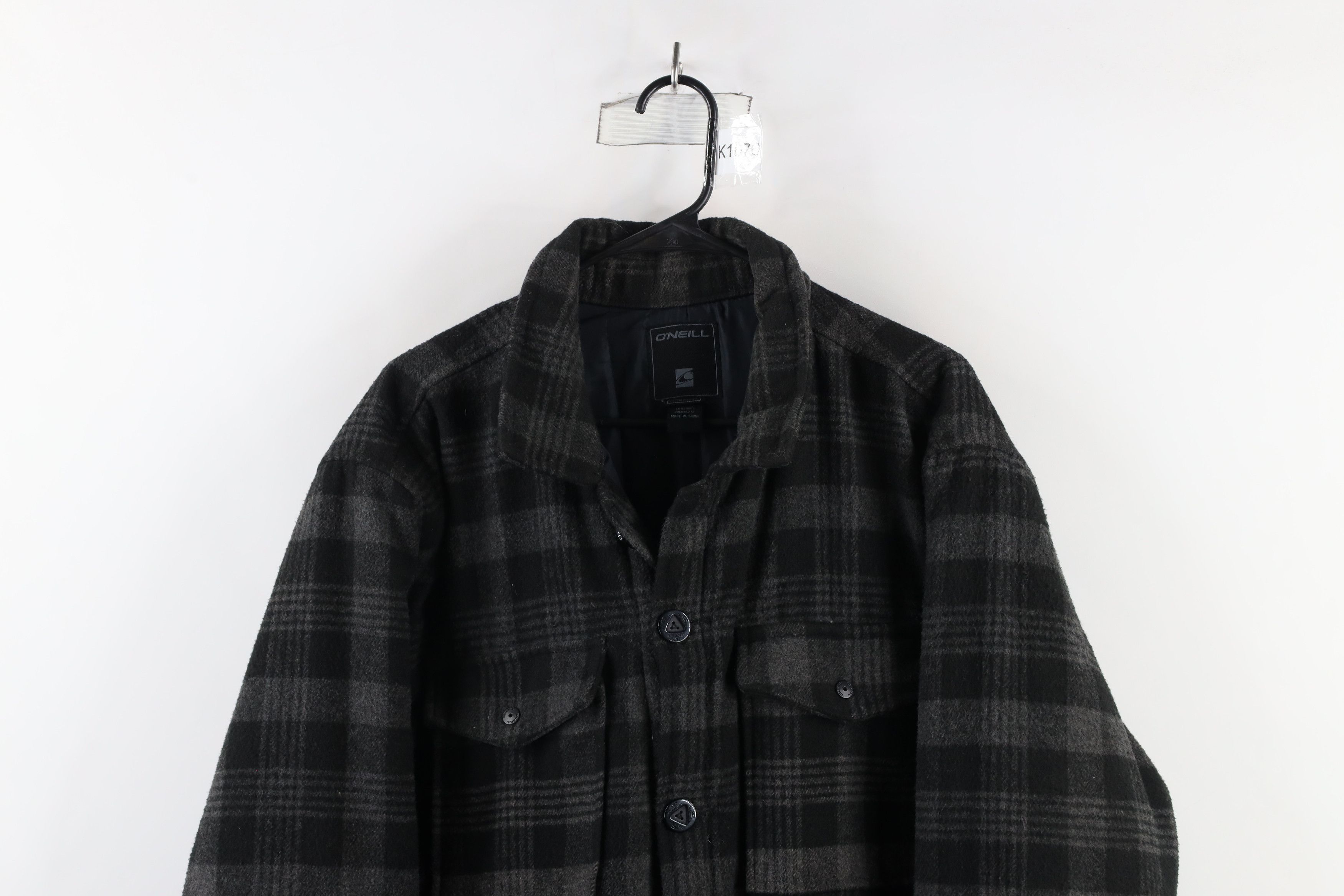 O'Neill × Vintage Vintage O Neill Surfing Flannel Shirt Jacket Jac Shirt Size US XXL / EU 58 / 5 - 2 Thumbnail