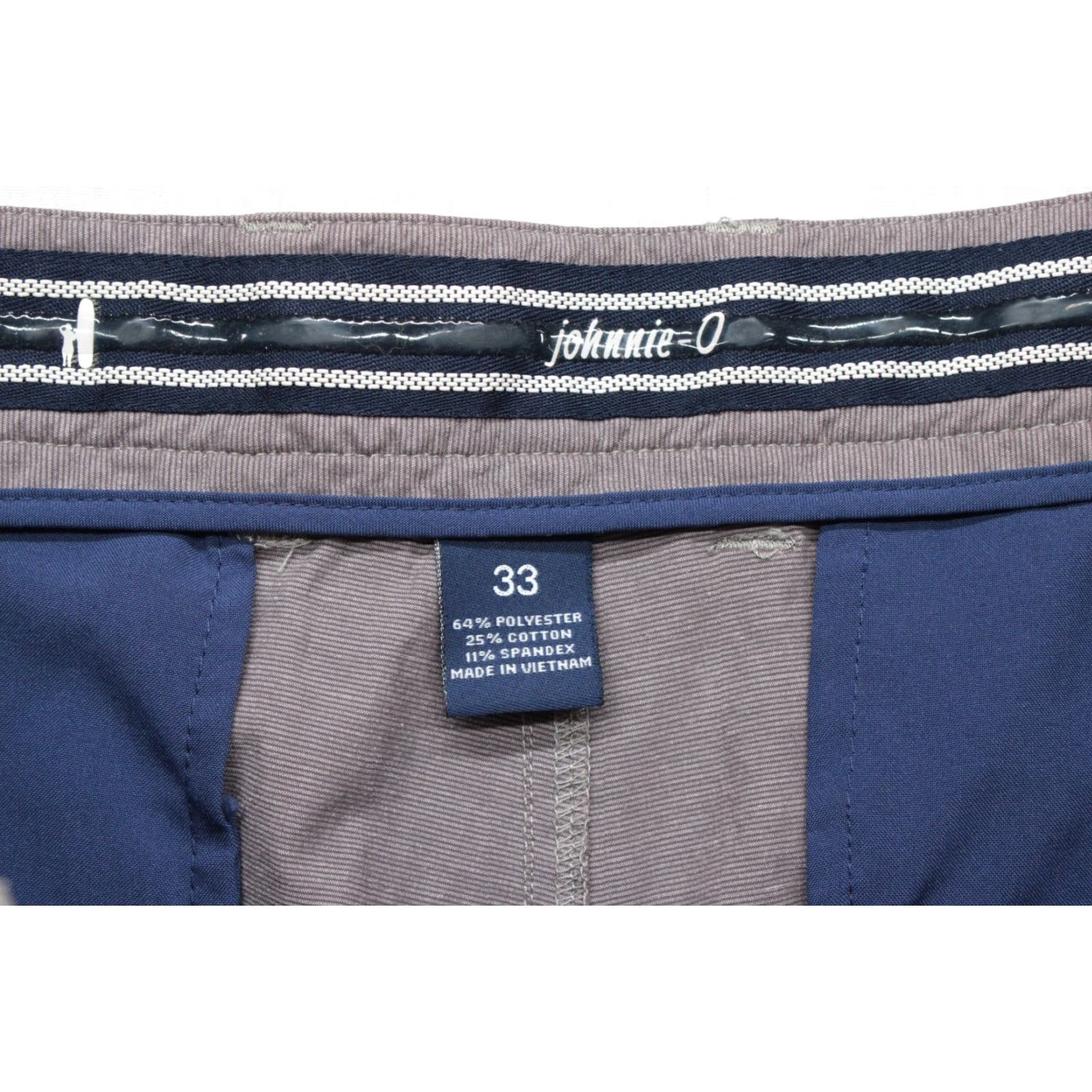 johnnie-O johnnie-O Mulligan Shorts Men's 33 Steel Prep-Formance Stretch Preppy Golf Size US 33 - 6 Thumbnail