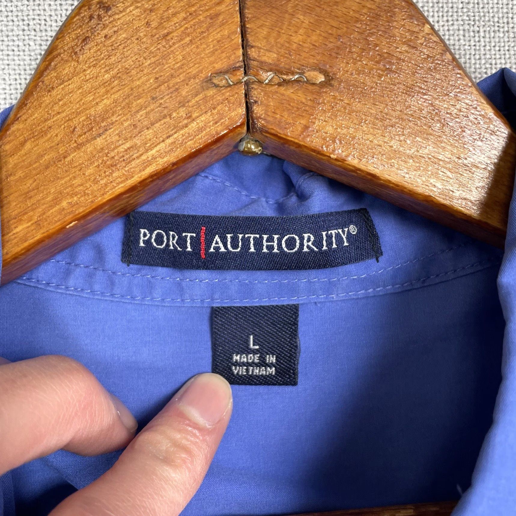 Port Authority Port Authority Phillips 66 Men's Long Sleeve Blue Button Down Shirt Large CU23 Size US L / EU 52-54 / 3 - 4 Thumbnail